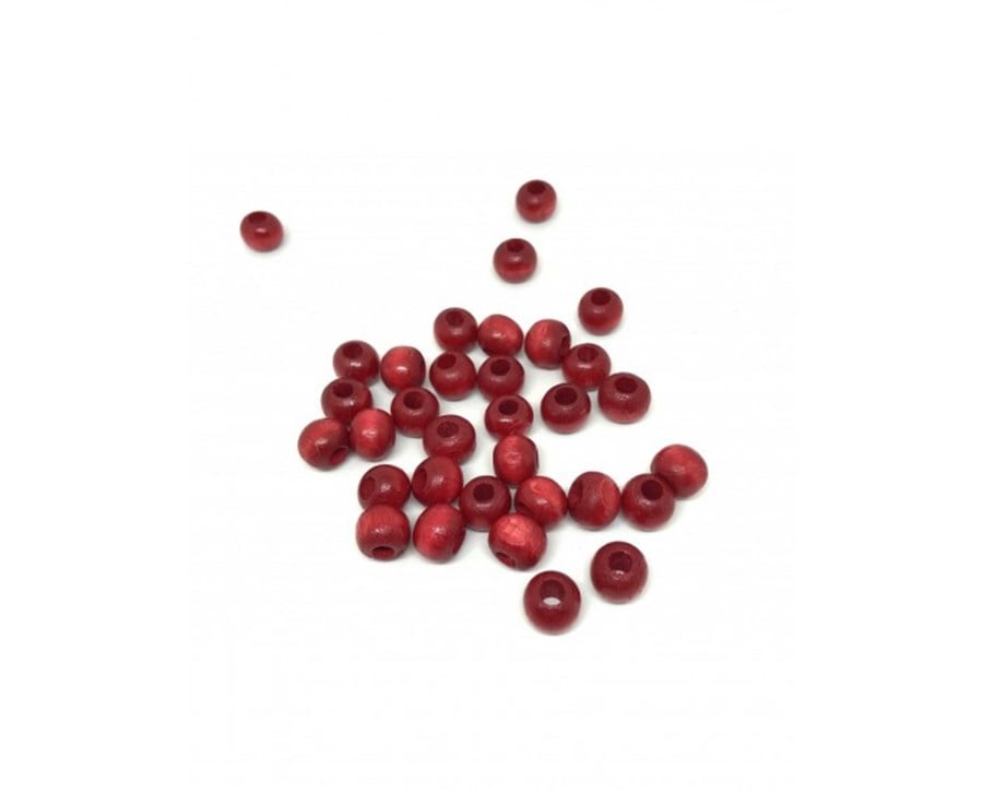 Ahşap Boncuklar 10 MM / 10 GRAM Paket - 11