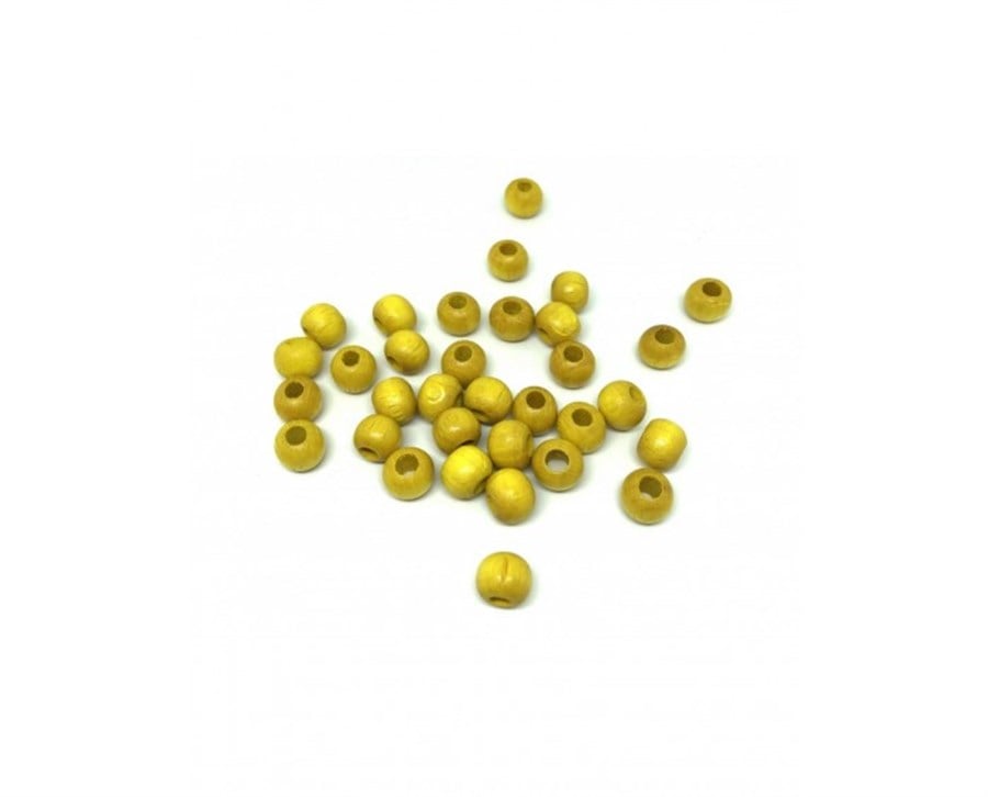 Ahşap Boncuklar 10 MM / 10 GRAM Paket -12