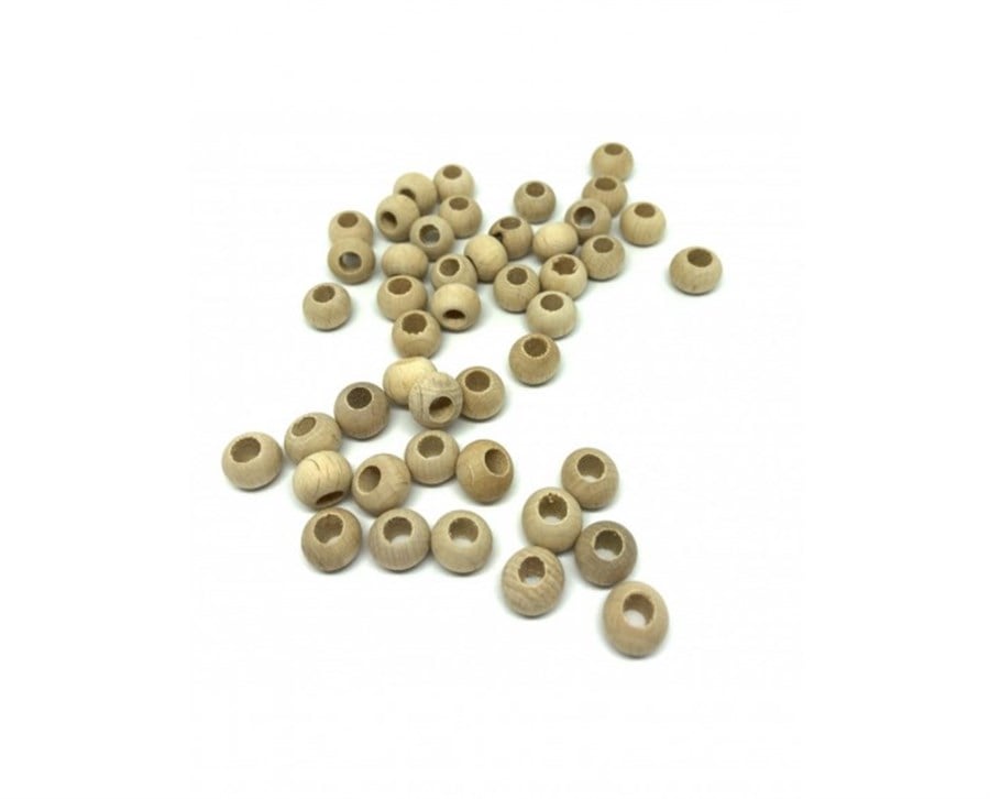 Ahşap Boncuklar 10 MM / 10 GRAM Paket -18