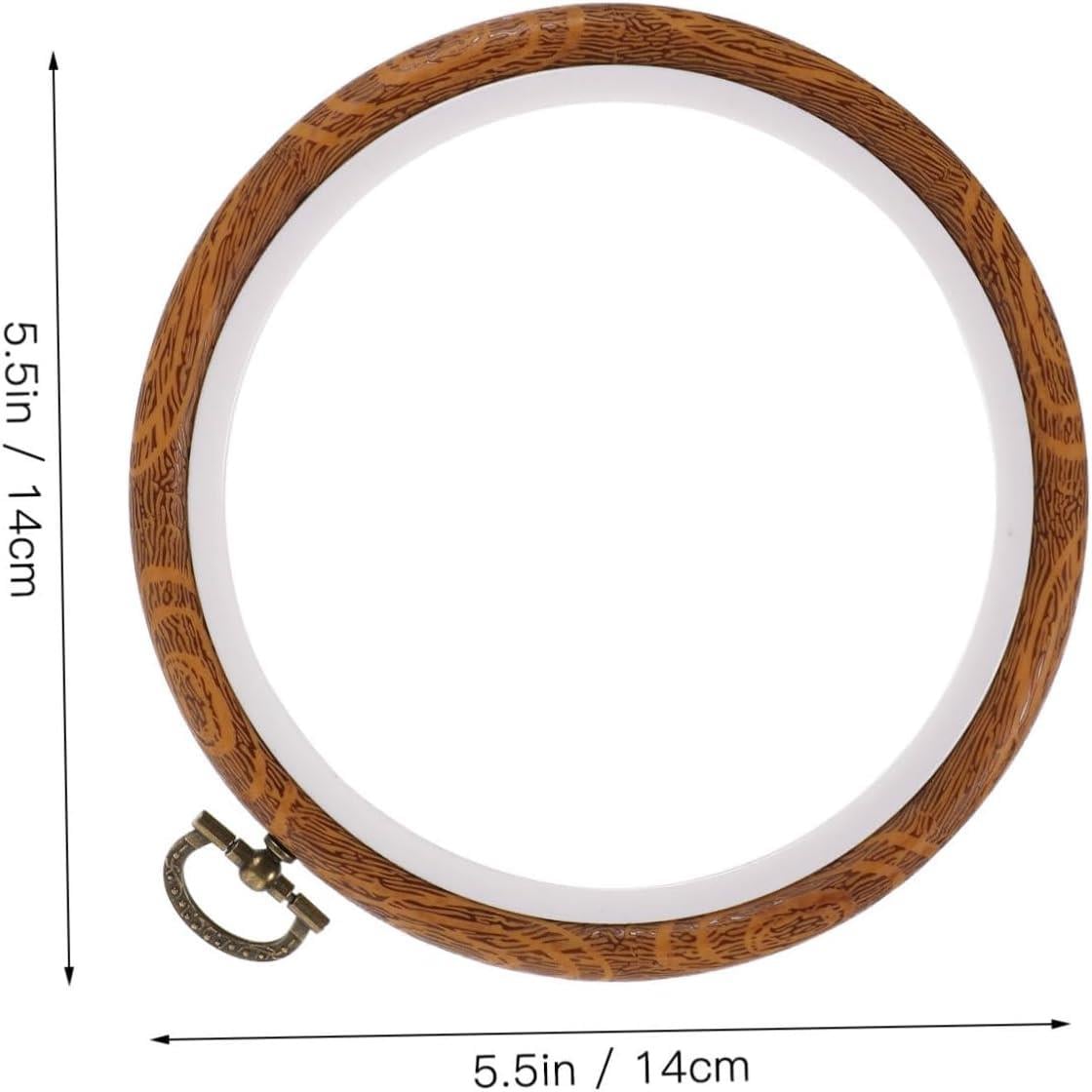 Ahşap Oyma Desenli Kasnak 14 CM