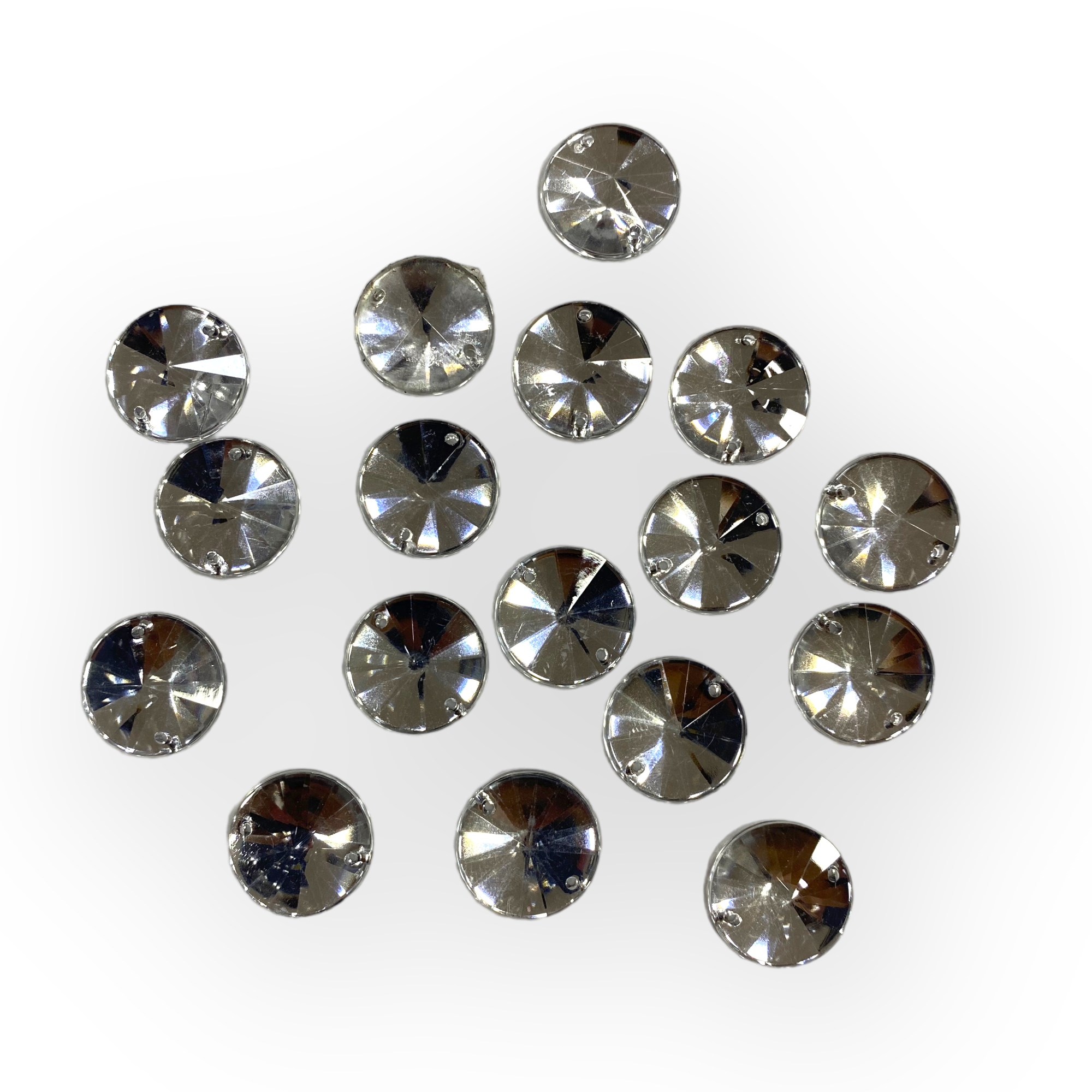 Beyaz Dikme Beyoğlu Taşı 14 MM Yuvarlak 5 Gram