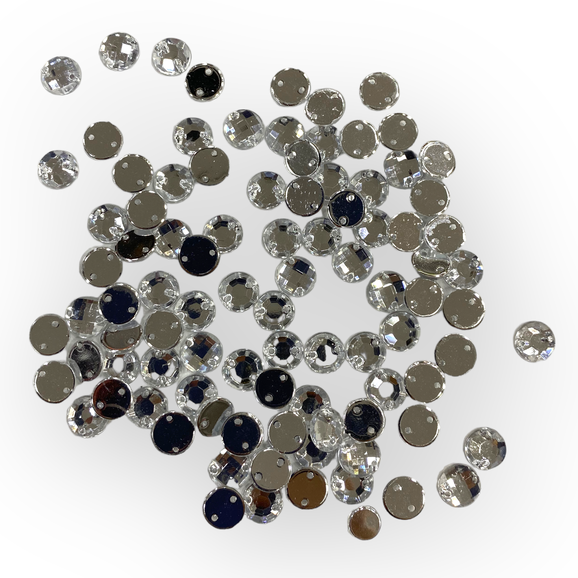 Beyaz Dikme Beyoğlu Taşı 8 MM Yuvarlak 5 Gram