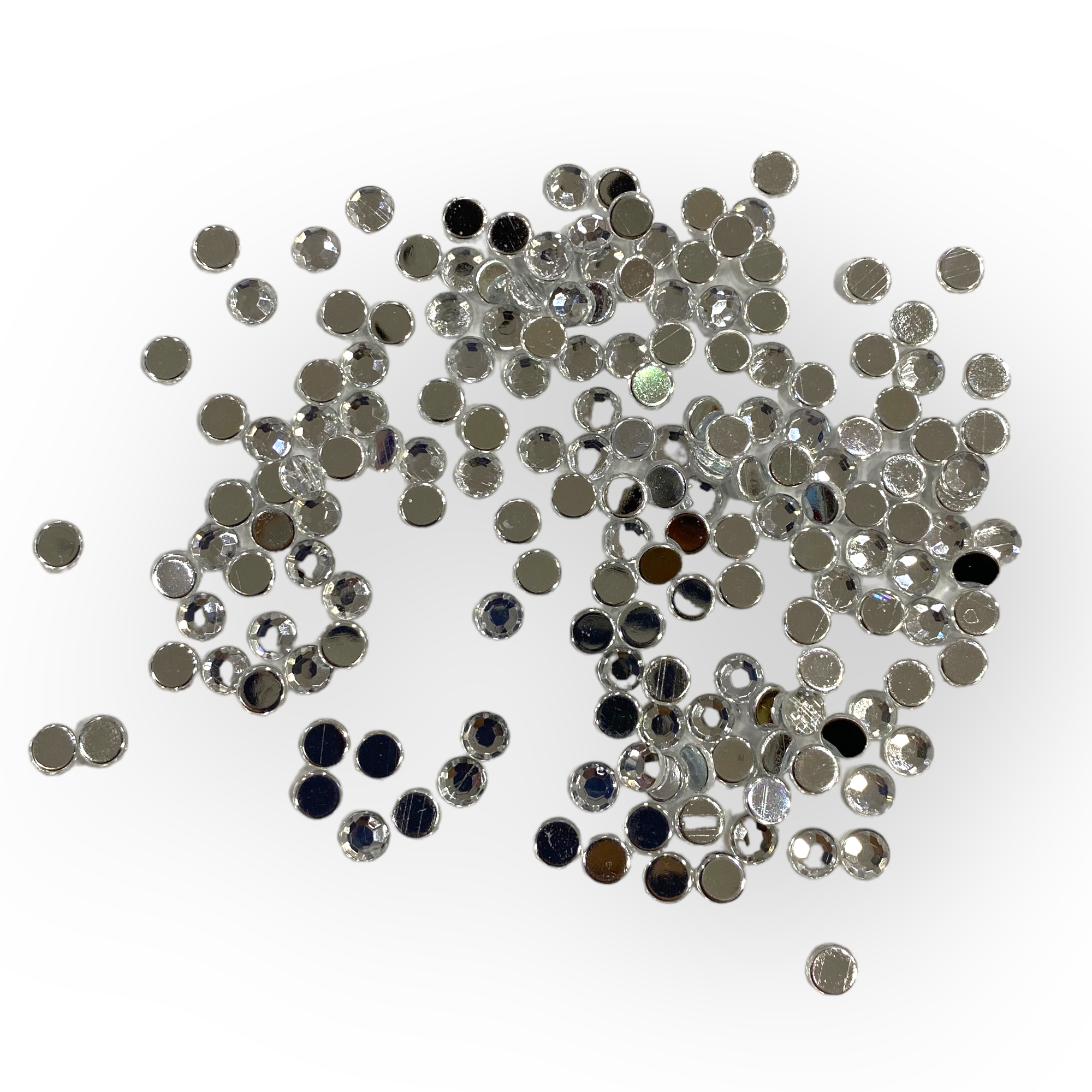 Beyaz Yapıştırma Beyoğlu Taşı 4 MM Yuvarlak 5 Gram