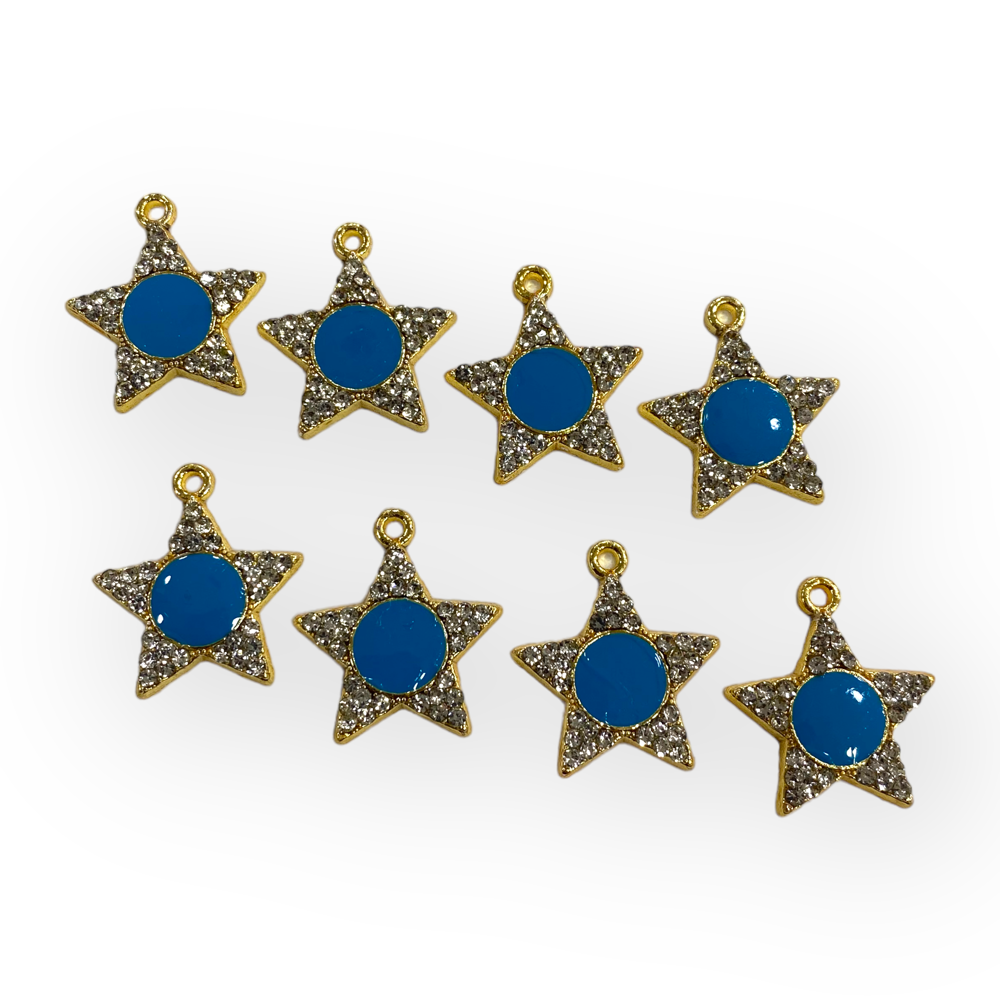 Çelik (304) Swarovski Mavi Yıldız