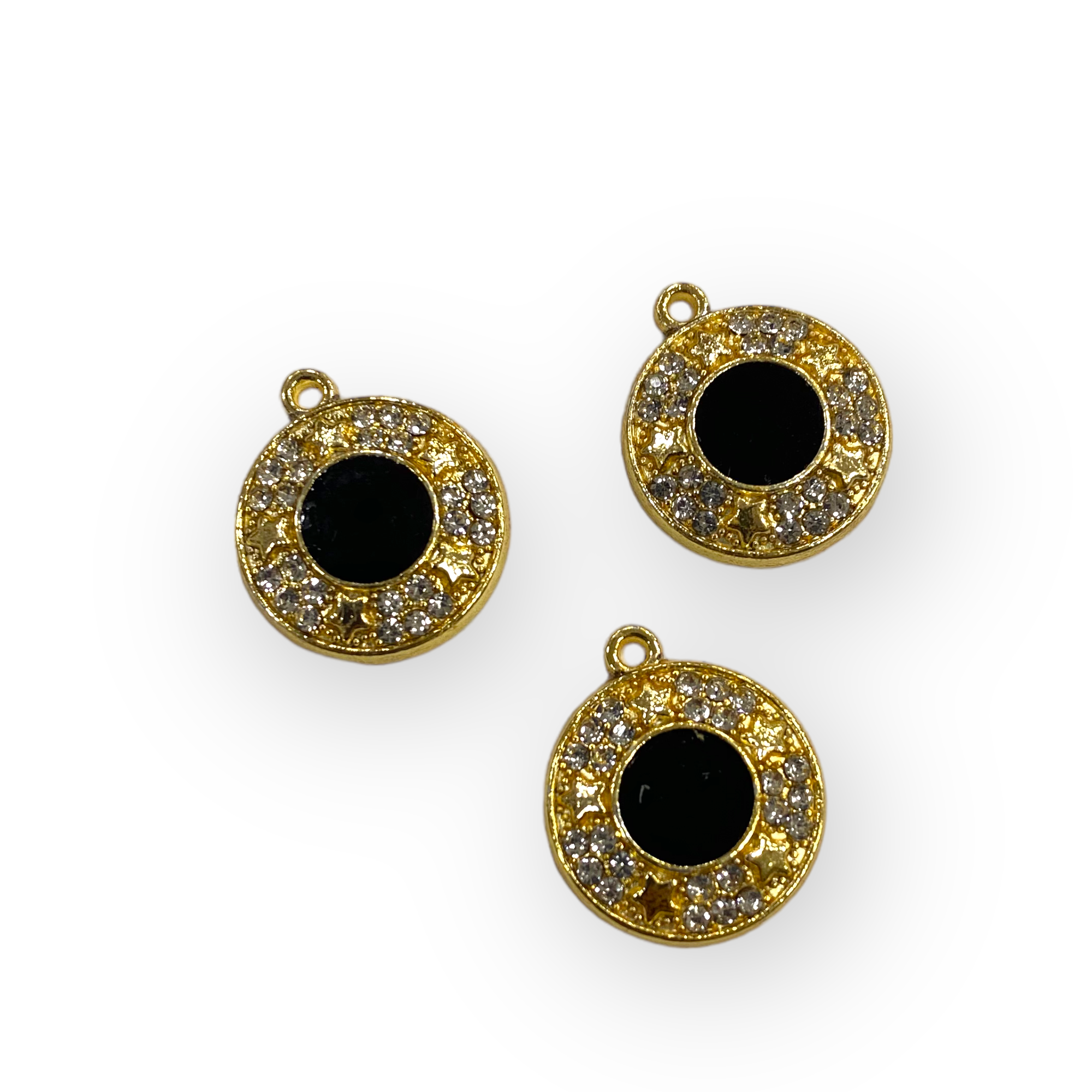 Çelik (304) Swarovski Siyah Sembol