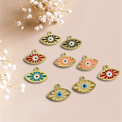 Çelik Üretim, Sade Tasarım Mineli Kulplu Nazar Göz