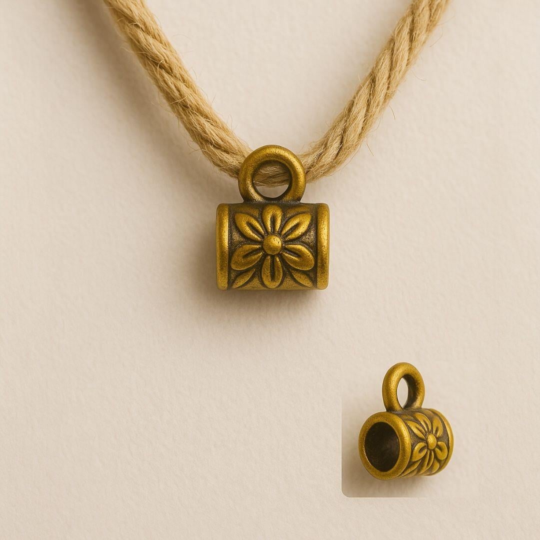 Çiçek Desenli Vintage Sallantı Model - 3 Adet