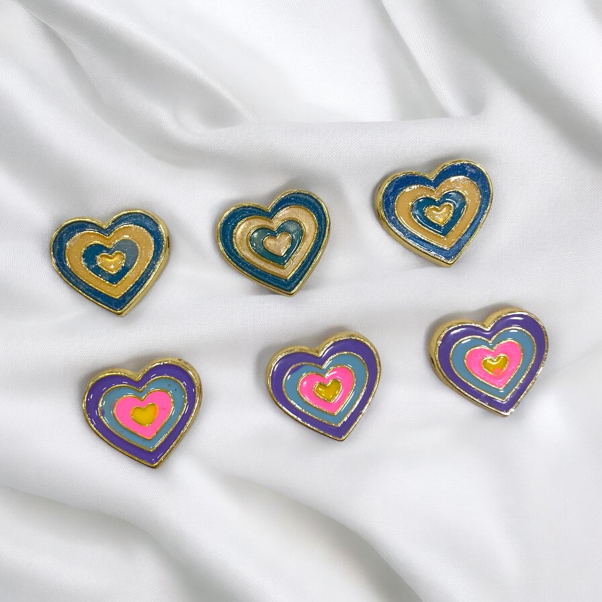 Çift Renkli trend Kalpler