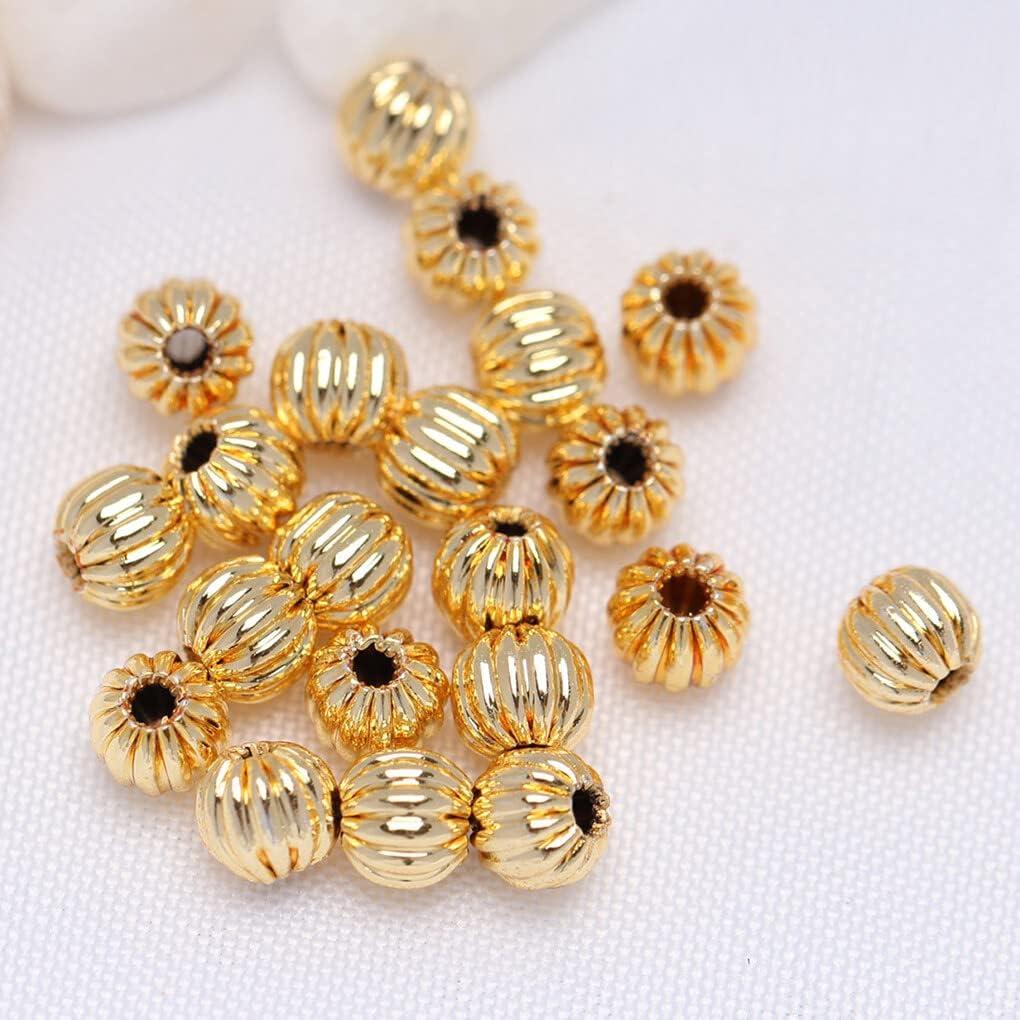 Çizgili Bafon Altın 14K Takı Arası 12 MM