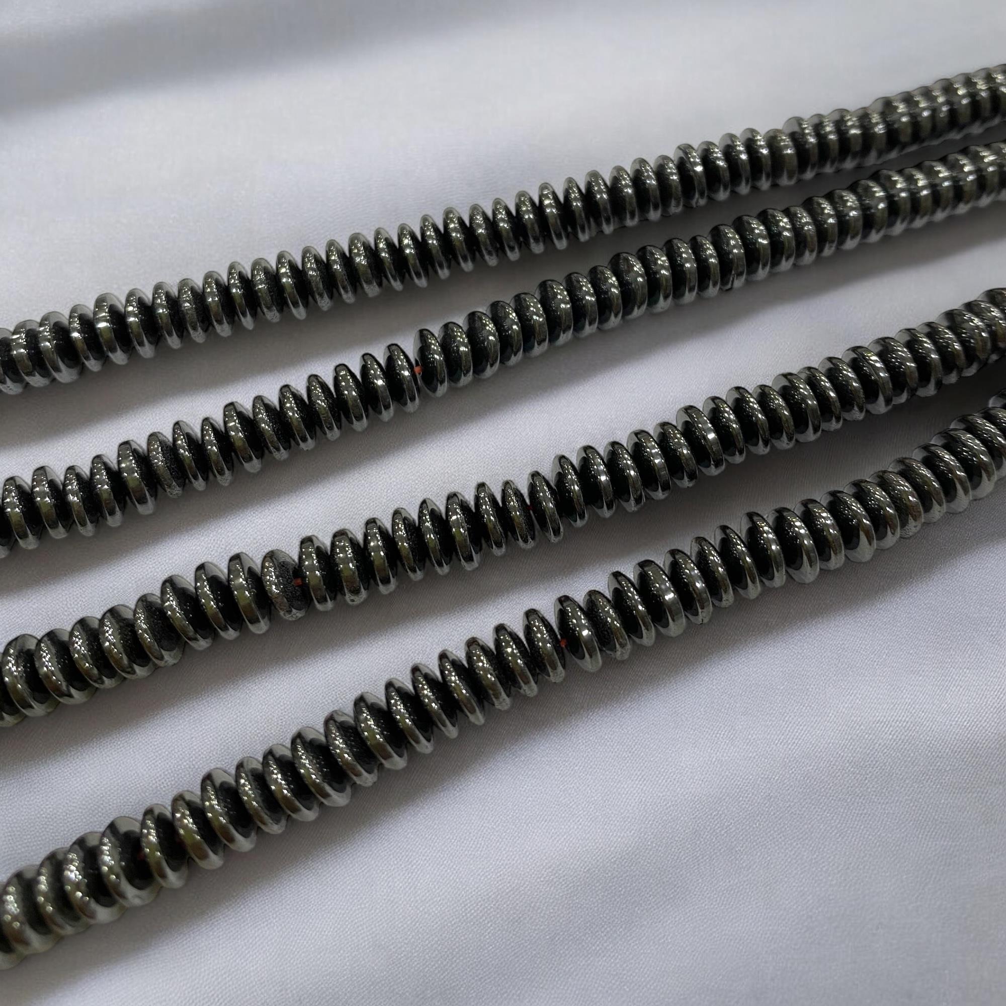 Dark Aura Hematit Dizi Doğal Taş