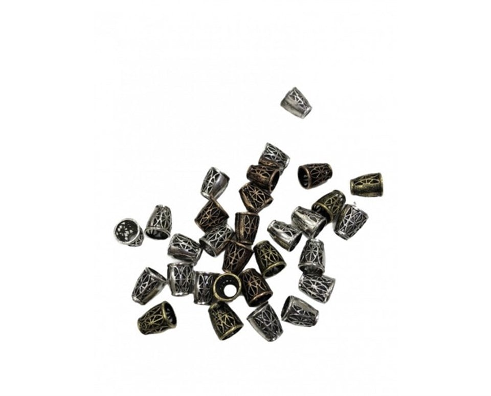 Delikli Metal Huni Kapama 6'lı Paket / 10 MM 