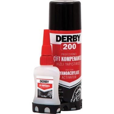 Derby 200ML MDF Hızlı Yapıştırıcı Seti