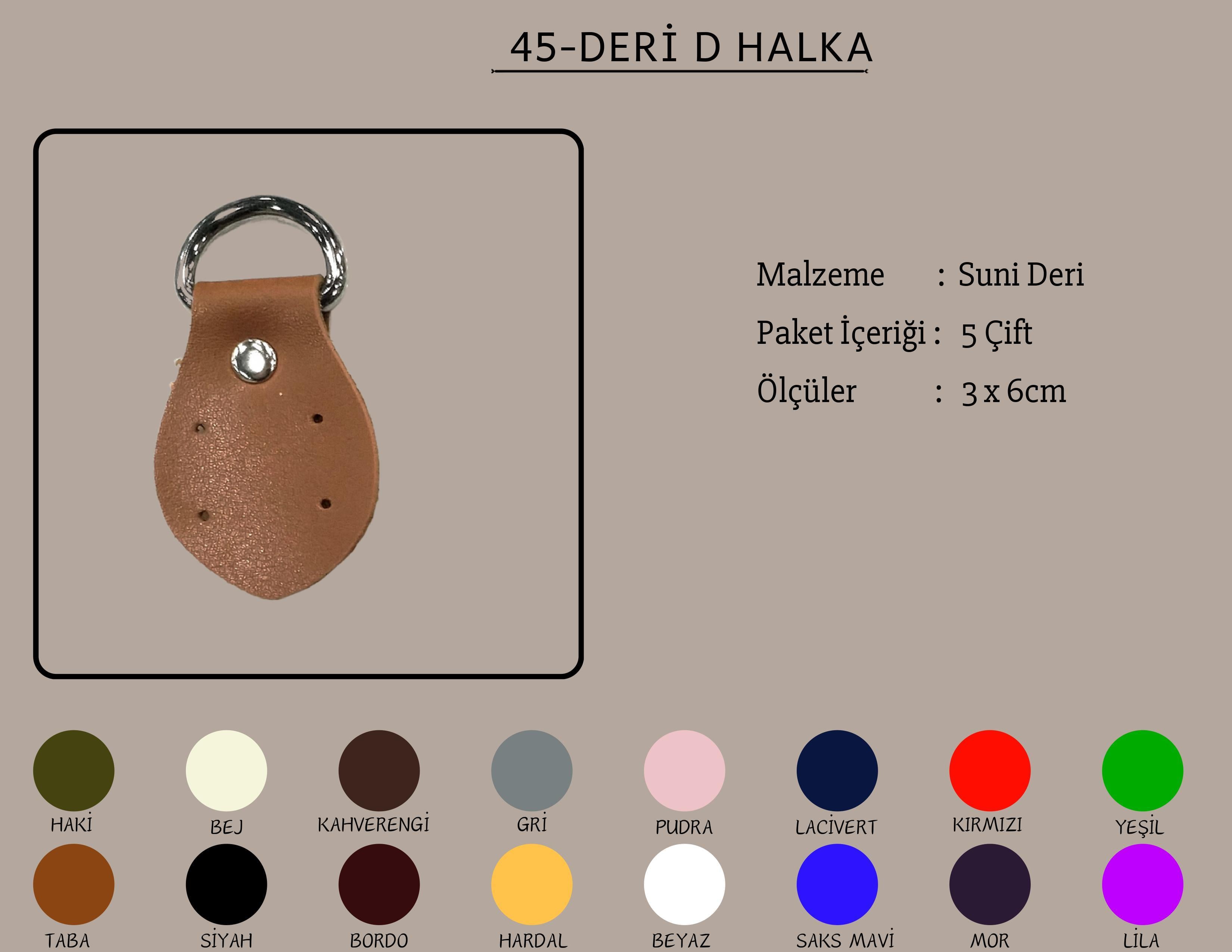Deri D Halka 3x6 CM