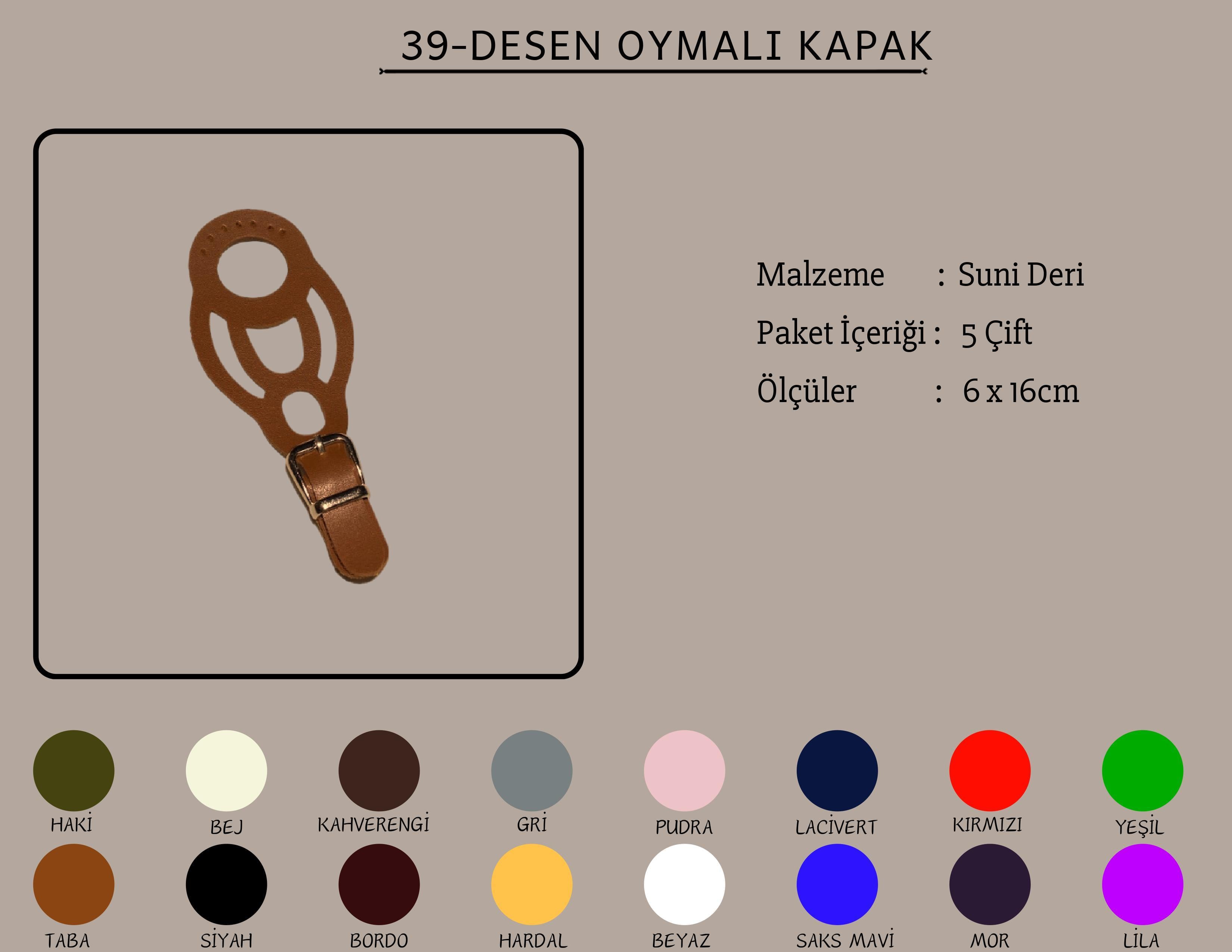 Desen Oymalı Kapak 6x16 CM
