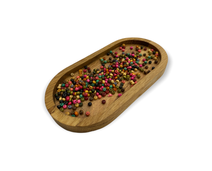 Desenli & Şekilli Ahşap Boncuklar 10 Gram - 01 