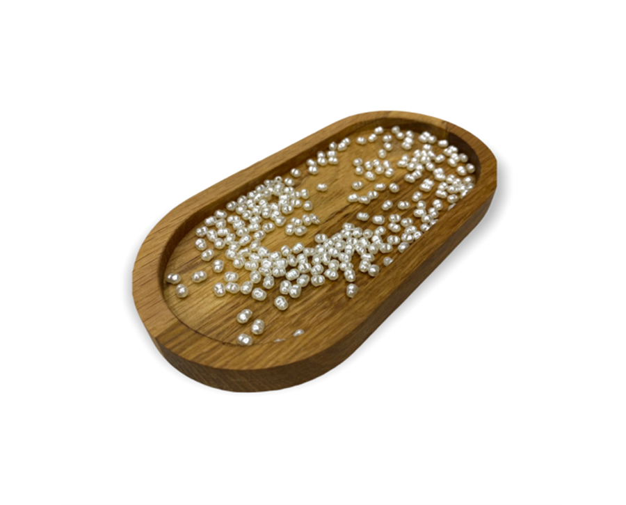 Desenli Krem İnci Model 10 Gram Paket - 10