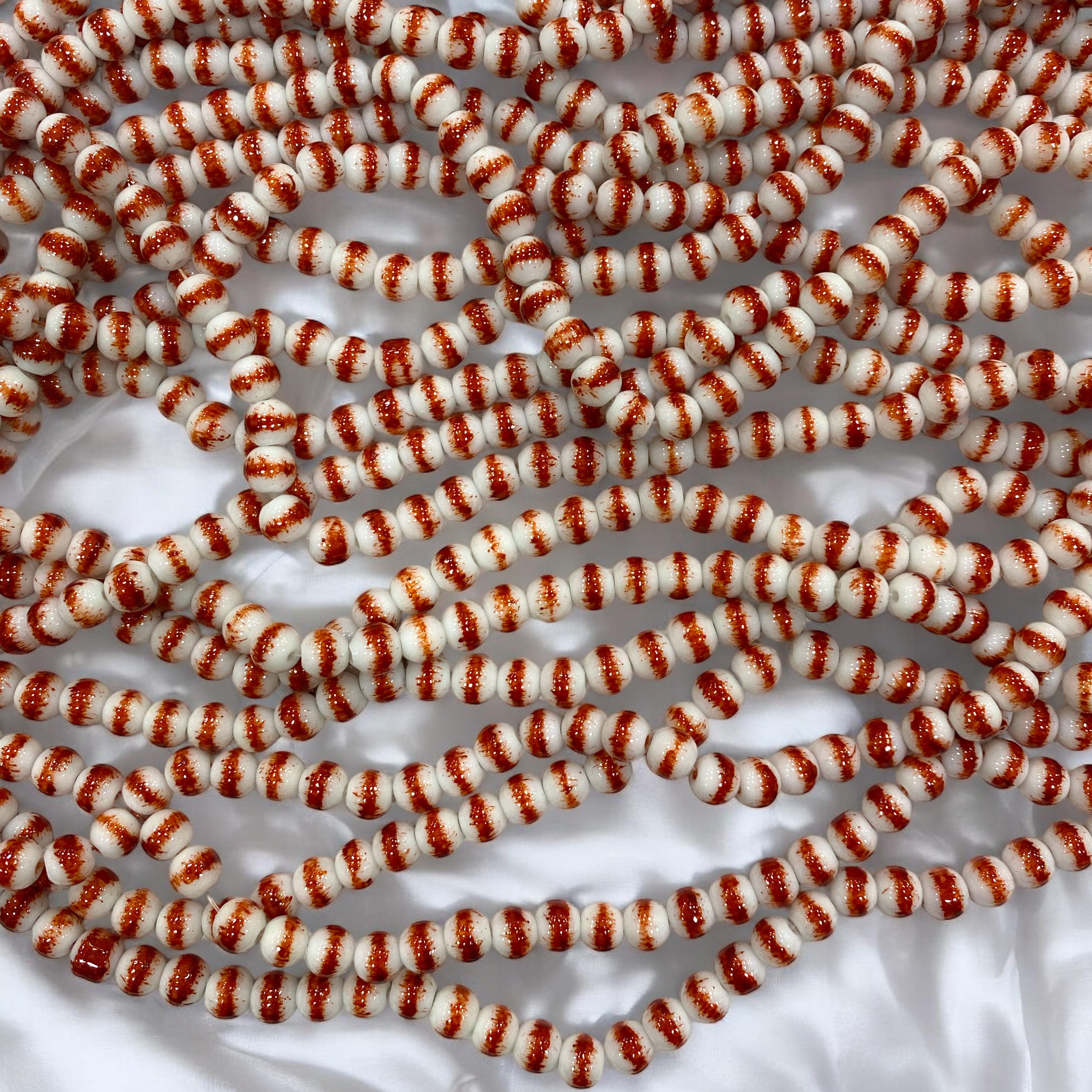 Desenli Lüks Cam Dizi Boncuk - 46