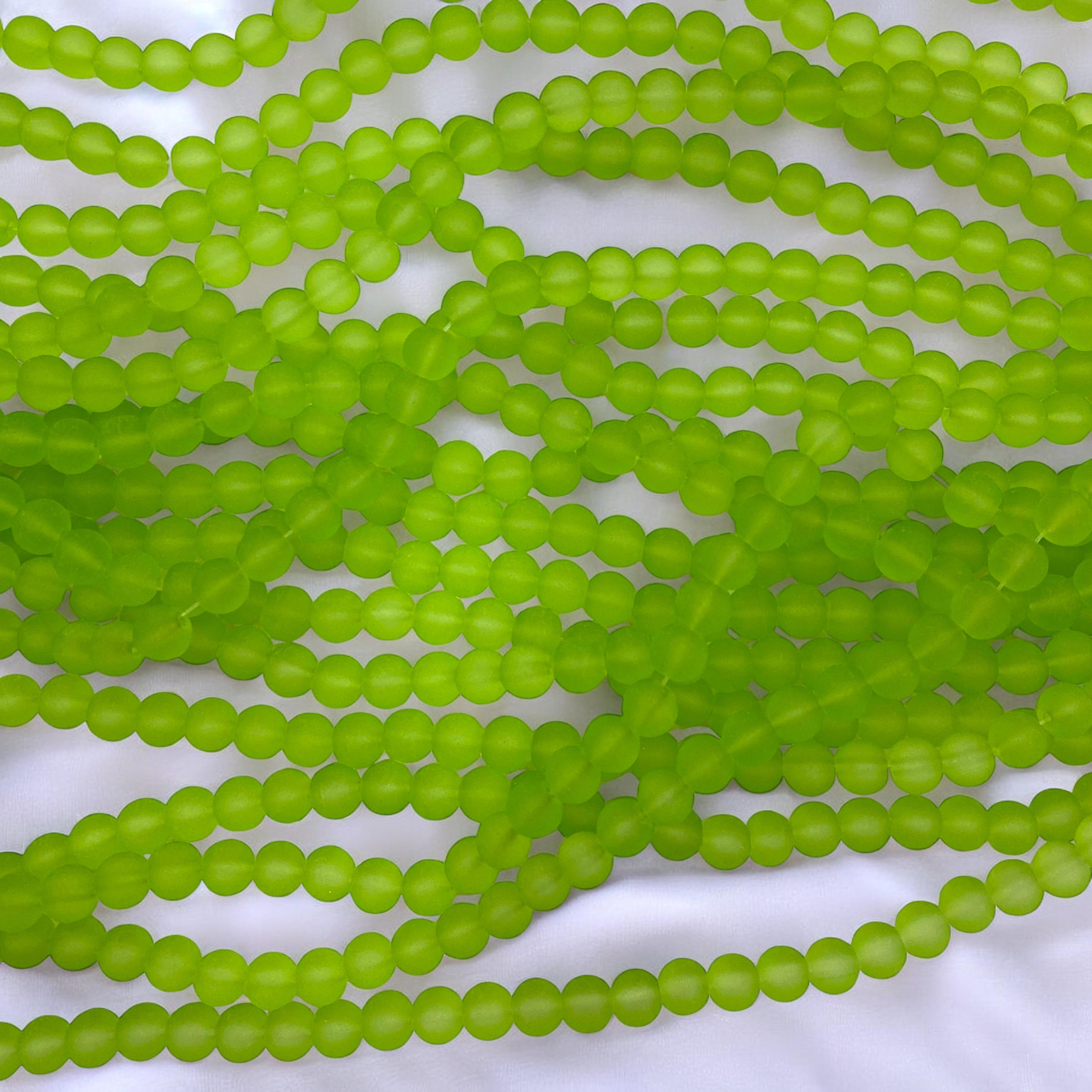 Desenli Lüks Cam Dizi Boncuk - 60