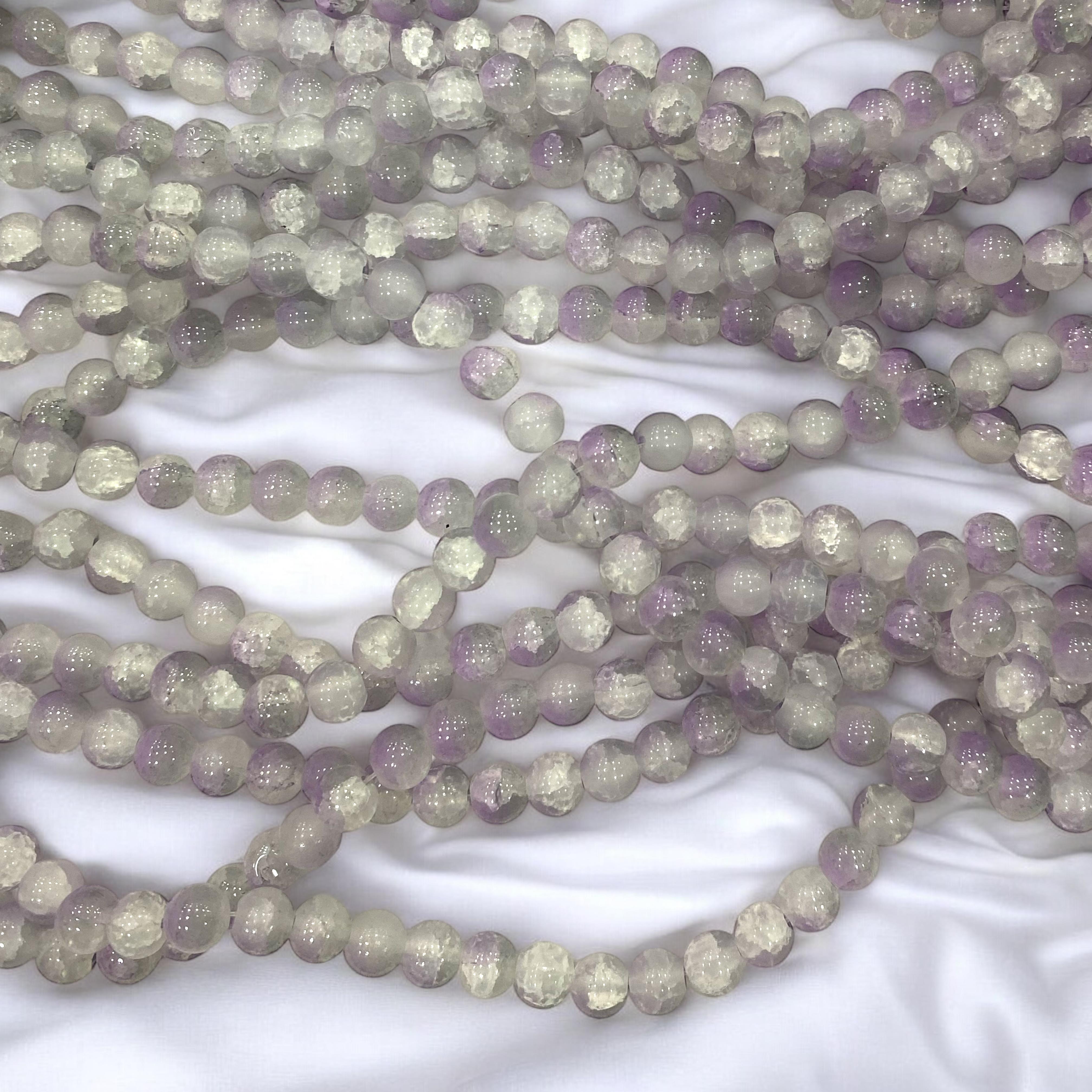 Desenli Lüks Cam Dizi Boncuk - 65