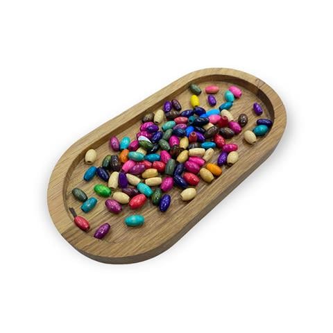 Desenli & Şekilli Ahşap Boncuklar 10 Gram - 05
