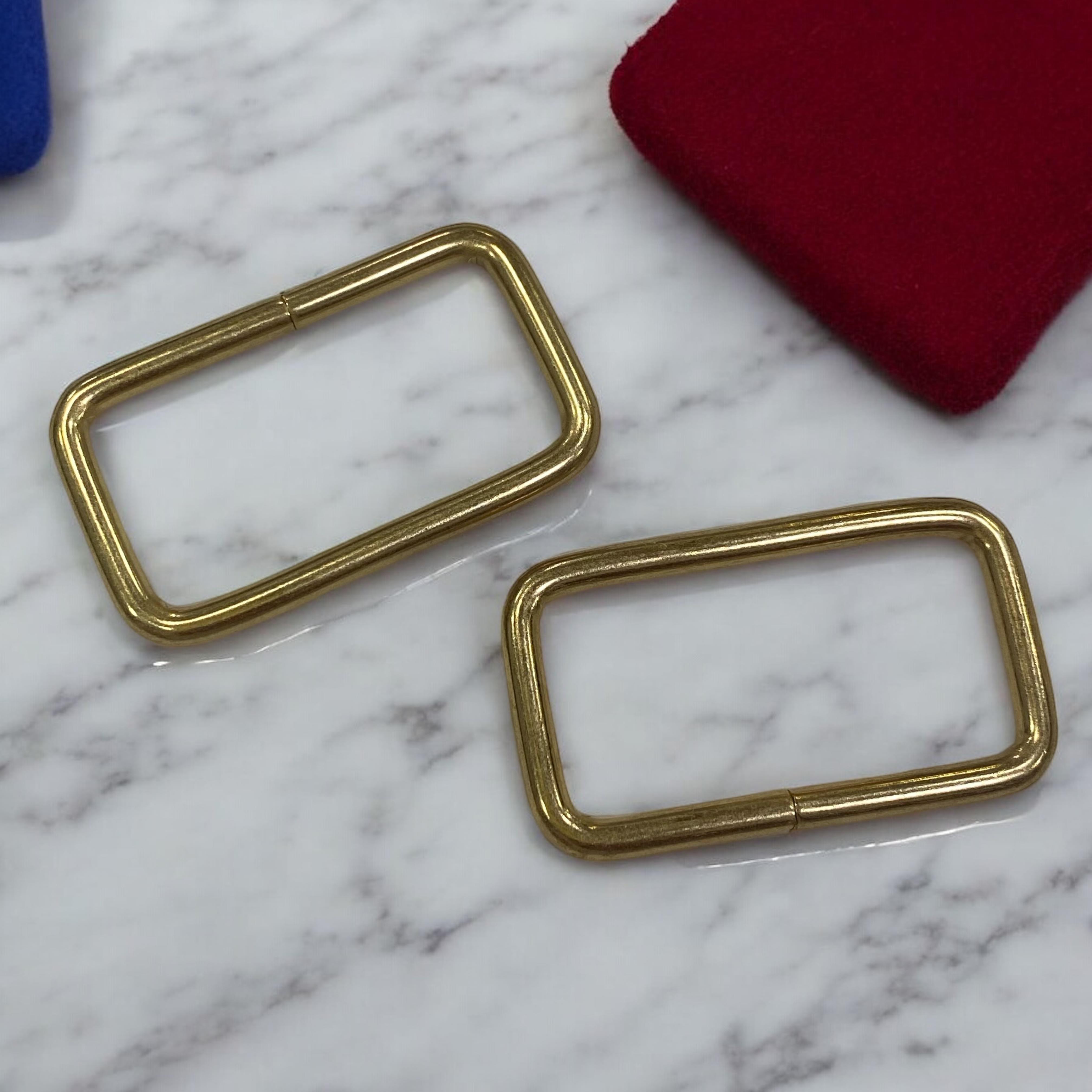 Dikdörtgen Çanta Aparatı Gold (Altın) 4 CM