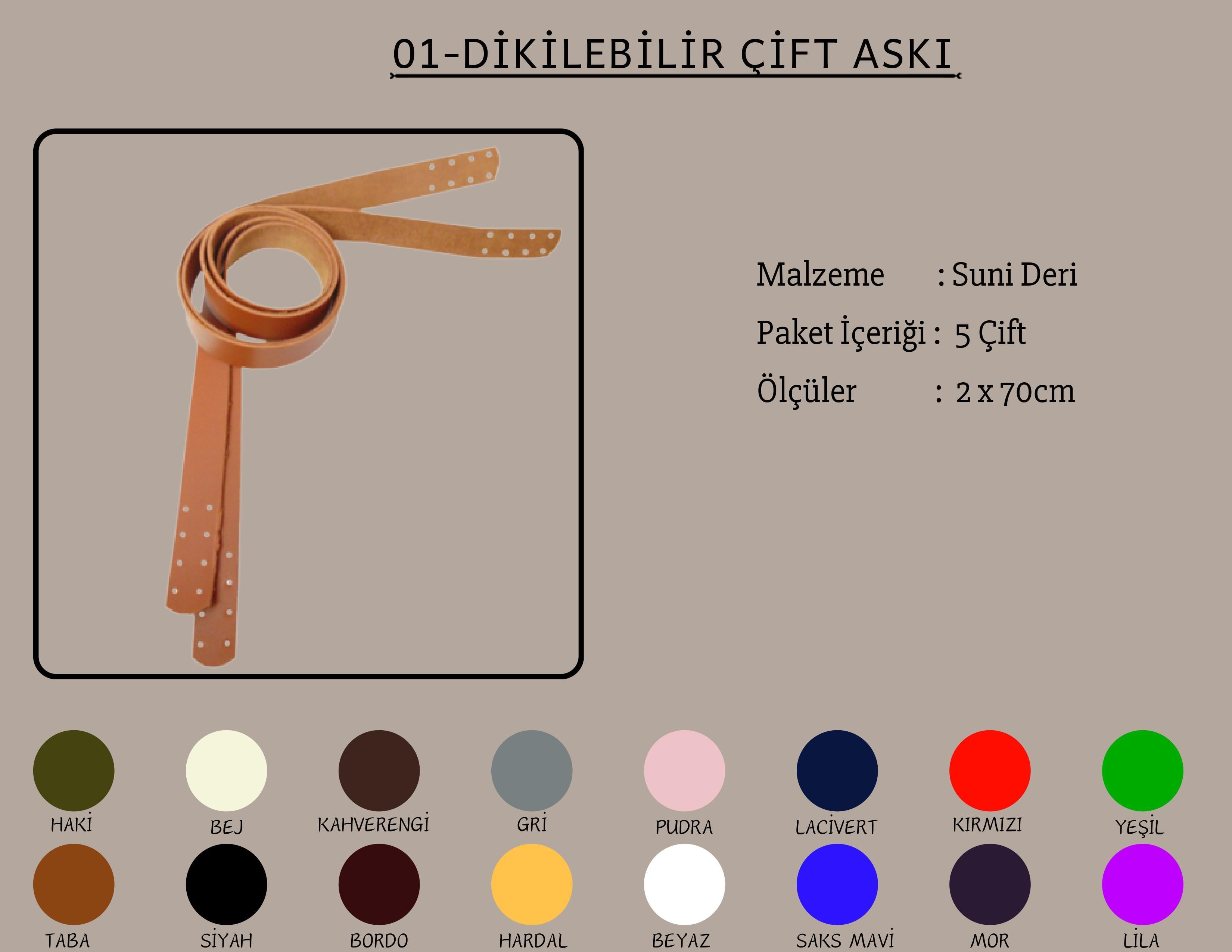 Dikilebilir Çift Askılar 2x70 CM
