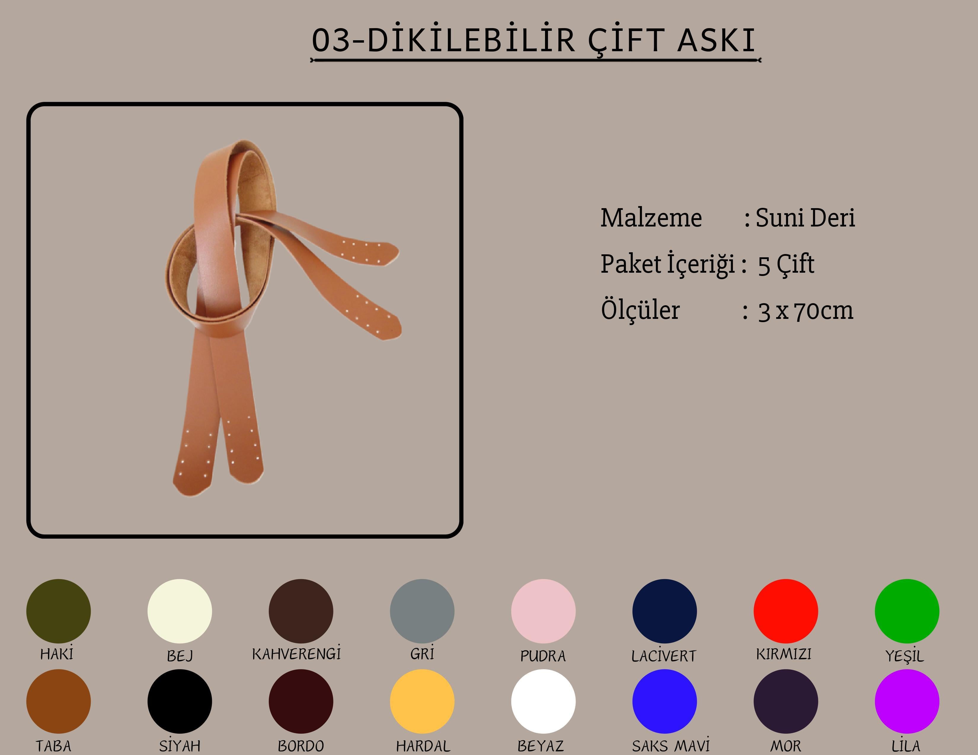 Dikilebilir Çift Askılar 3x70 CM