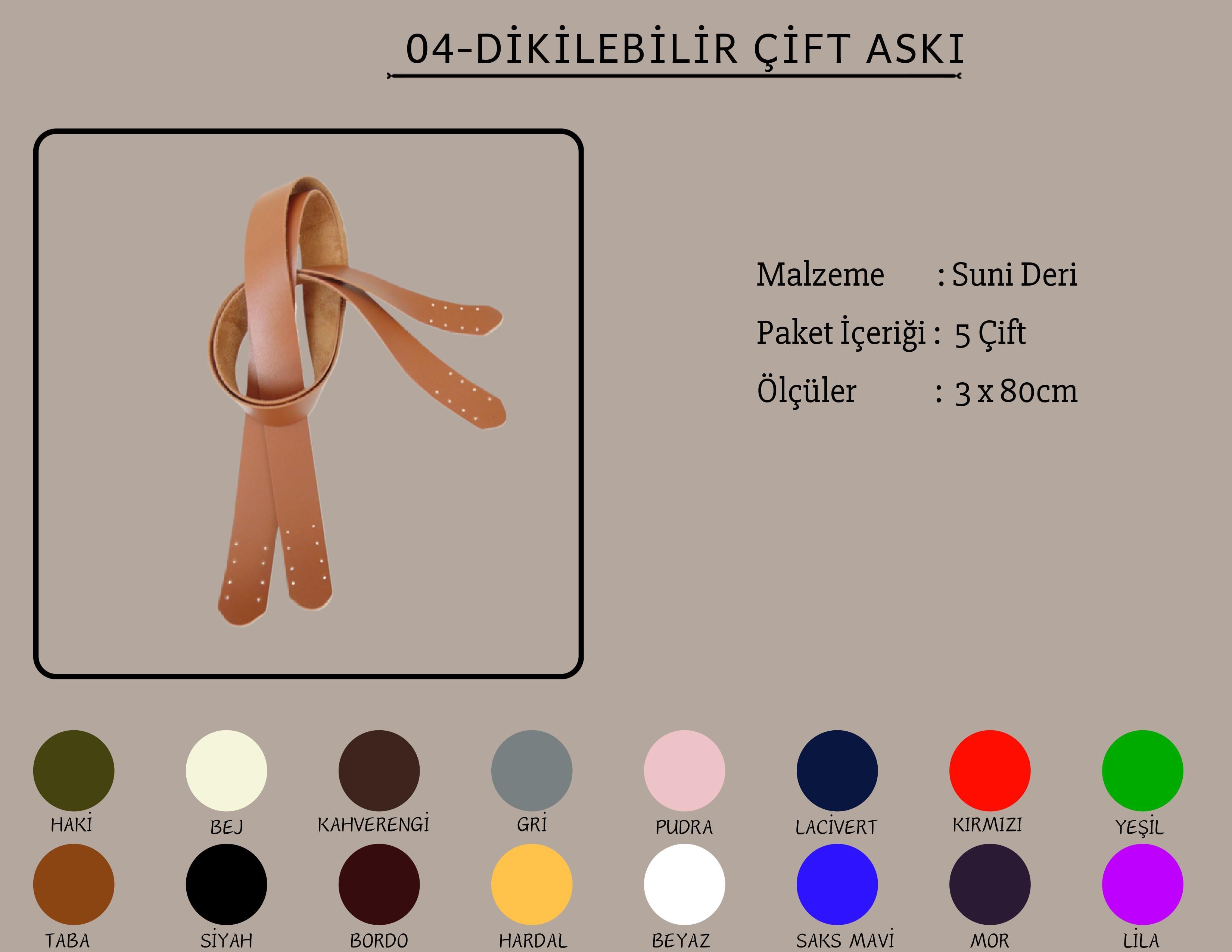 Dikilebilir Çift Askılar 3x80 CM