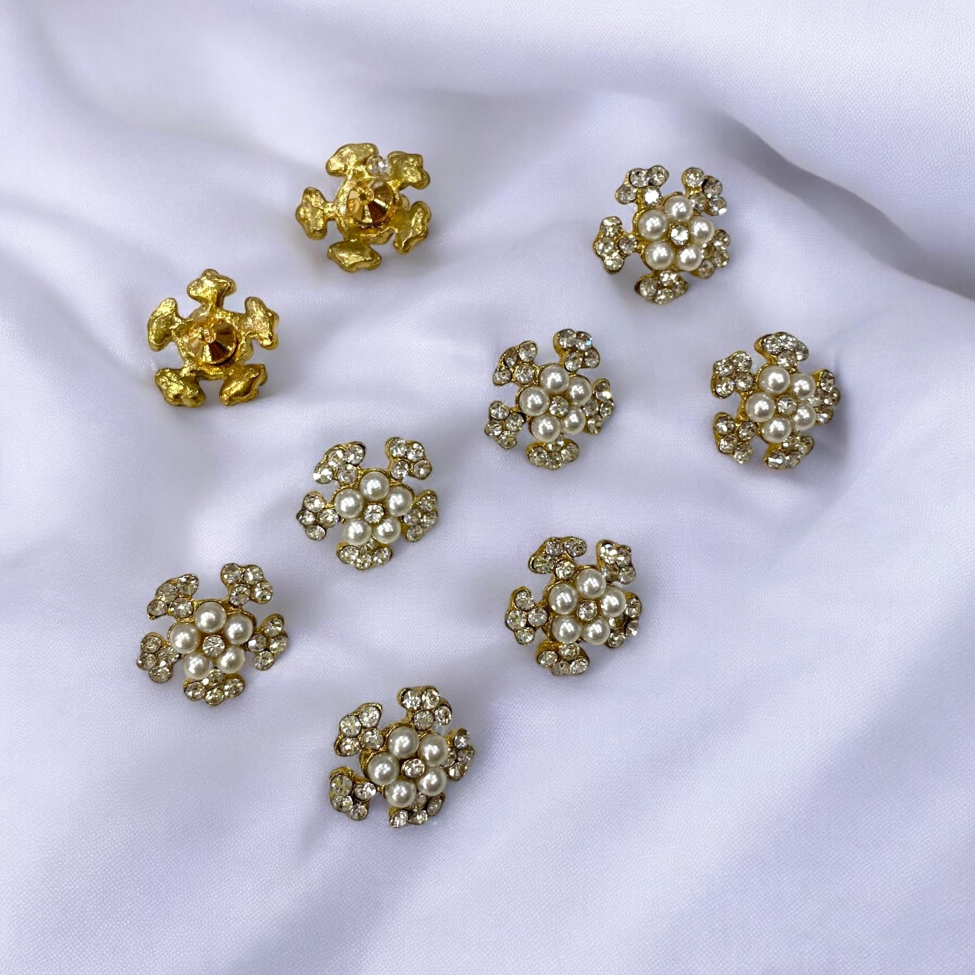 Dikme veya Yapıştırma İnci Taşlı Model