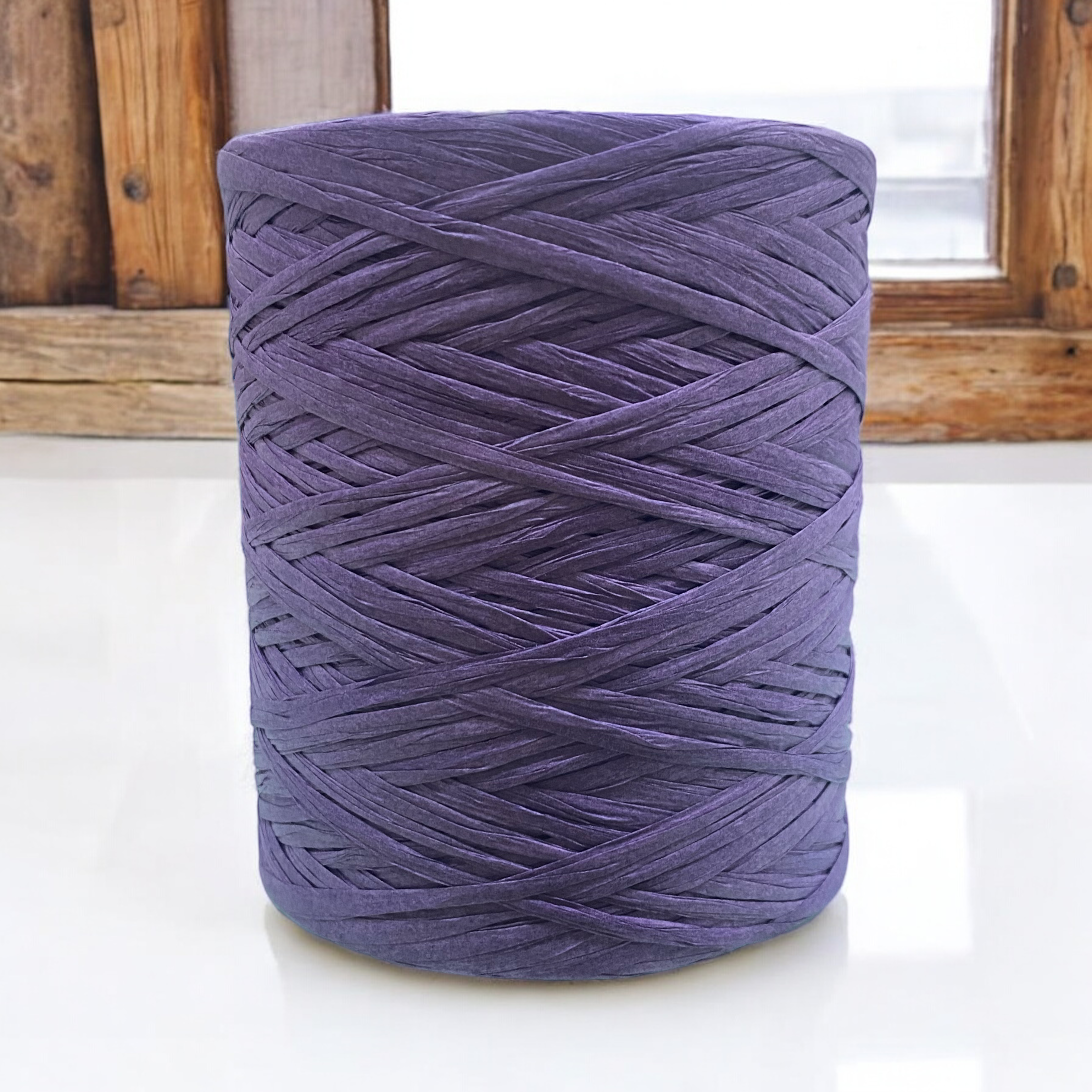Doğal Rafya İpi 200GR. Açık Mor