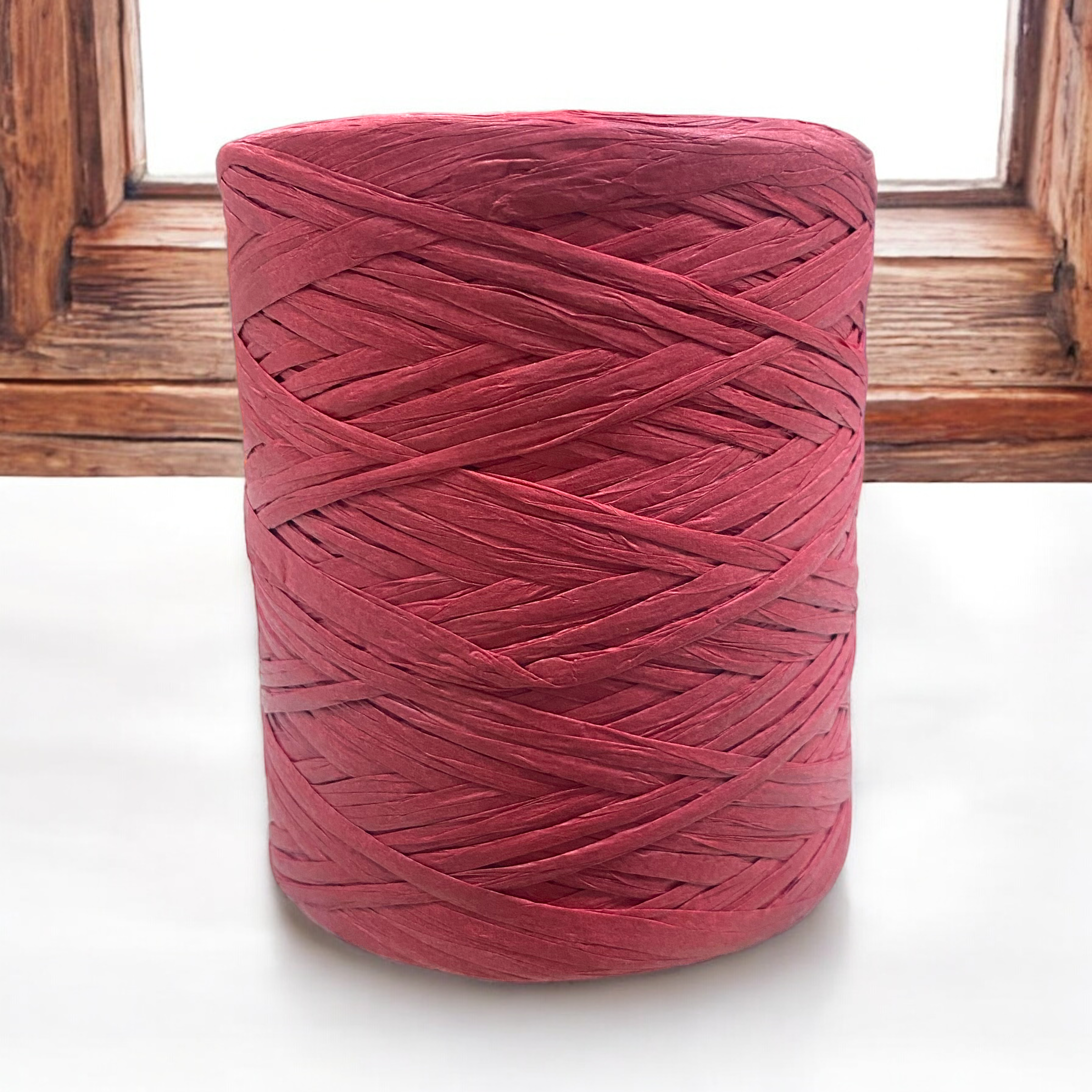Doğal Rafya İpi 200GR. Kırmızı