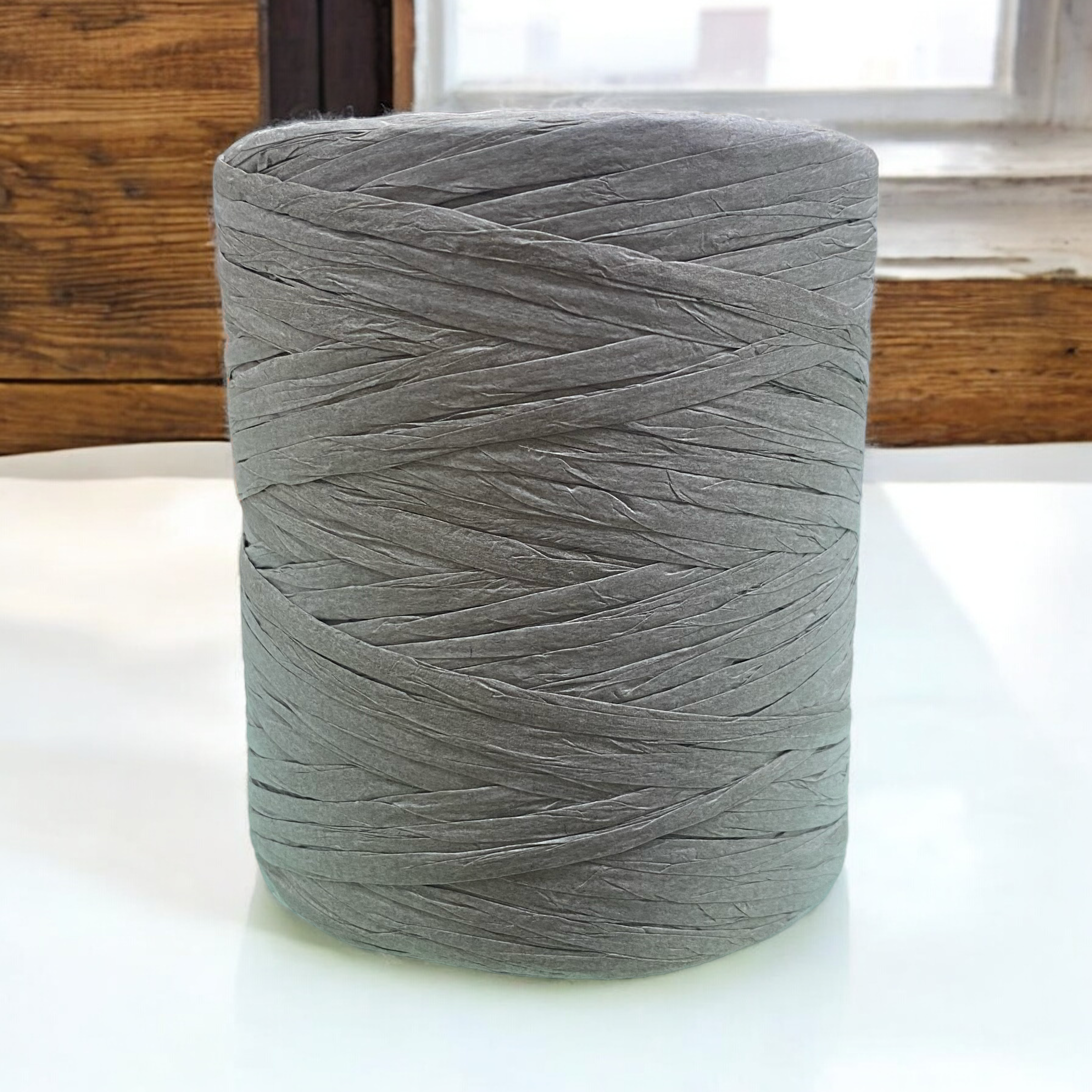 Doğal Rafya İpi 200GR. Orta Gri