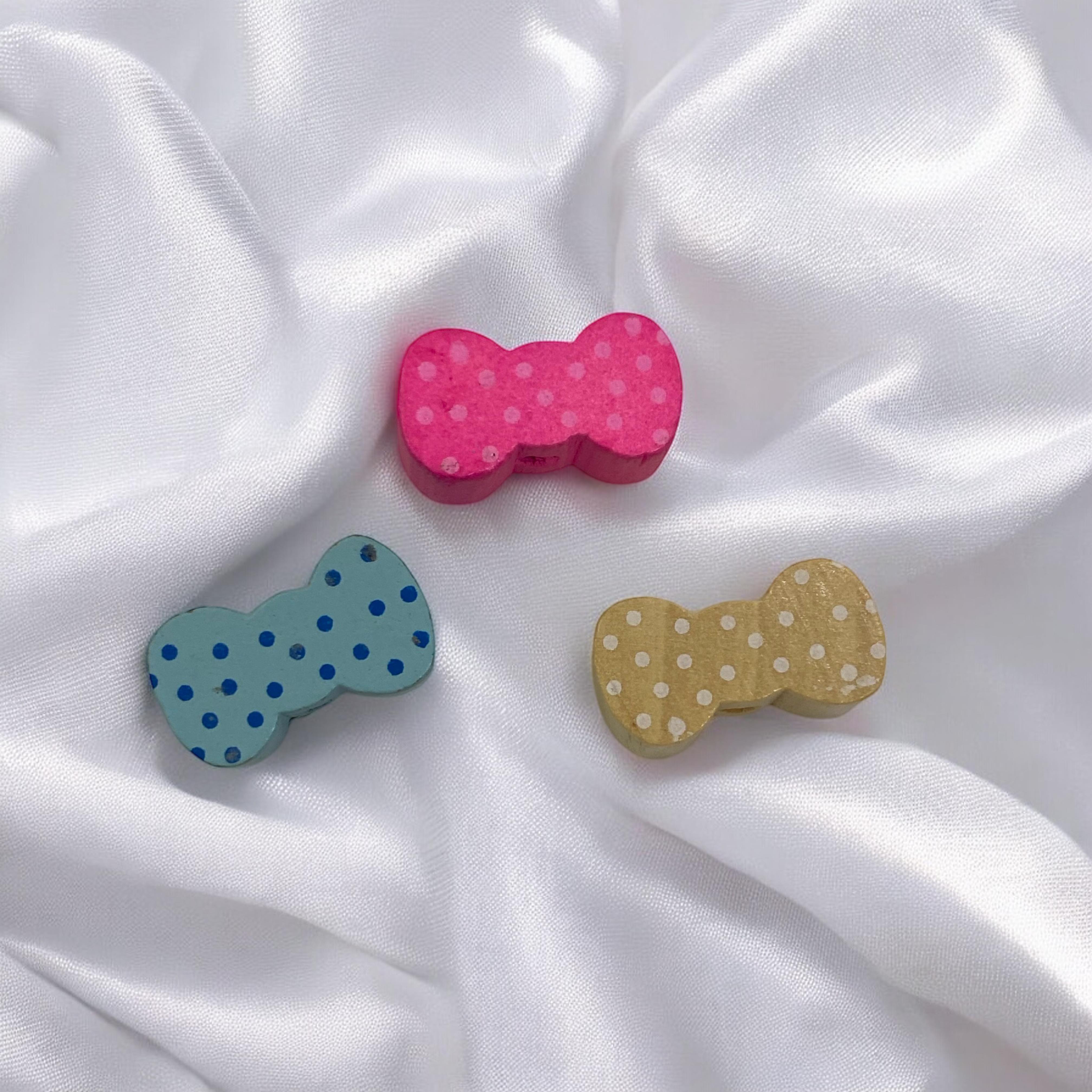 Emzik Askı Arası Renkli Puantiyeli Papyon