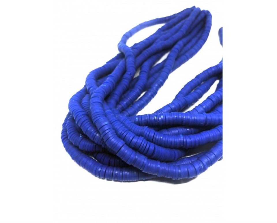 Fimo Boncuk Dizi Lacivert