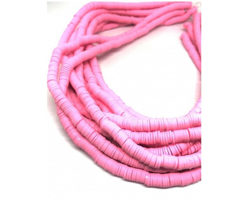 Fimo Boncuk Dizi Pembe