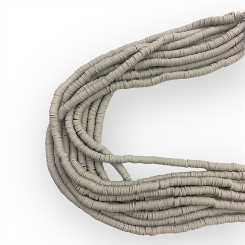 Fimo, Hamur Boncuk (4 MM) Gri