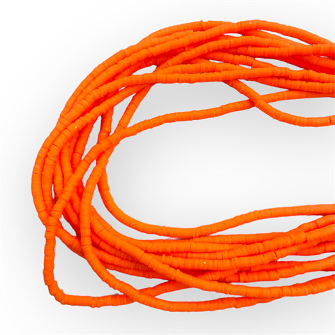 Fimo, Hamur Boncuk (4 MM) Turuncu