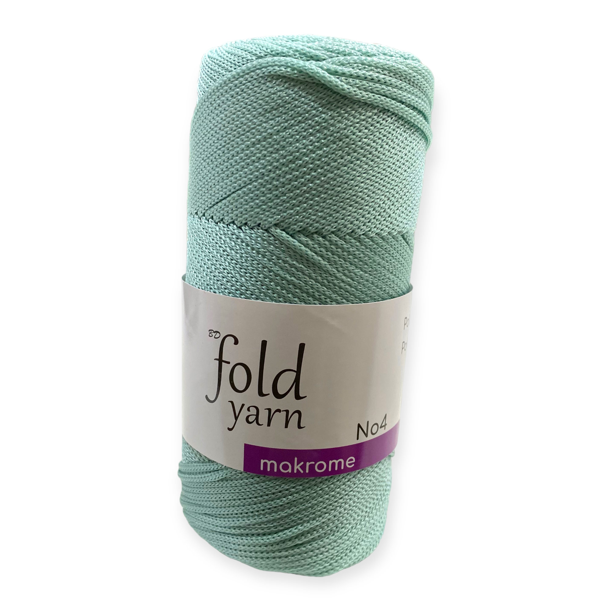 Fold Yarn, Polyester Makrome İpi Su Yeşili No:4