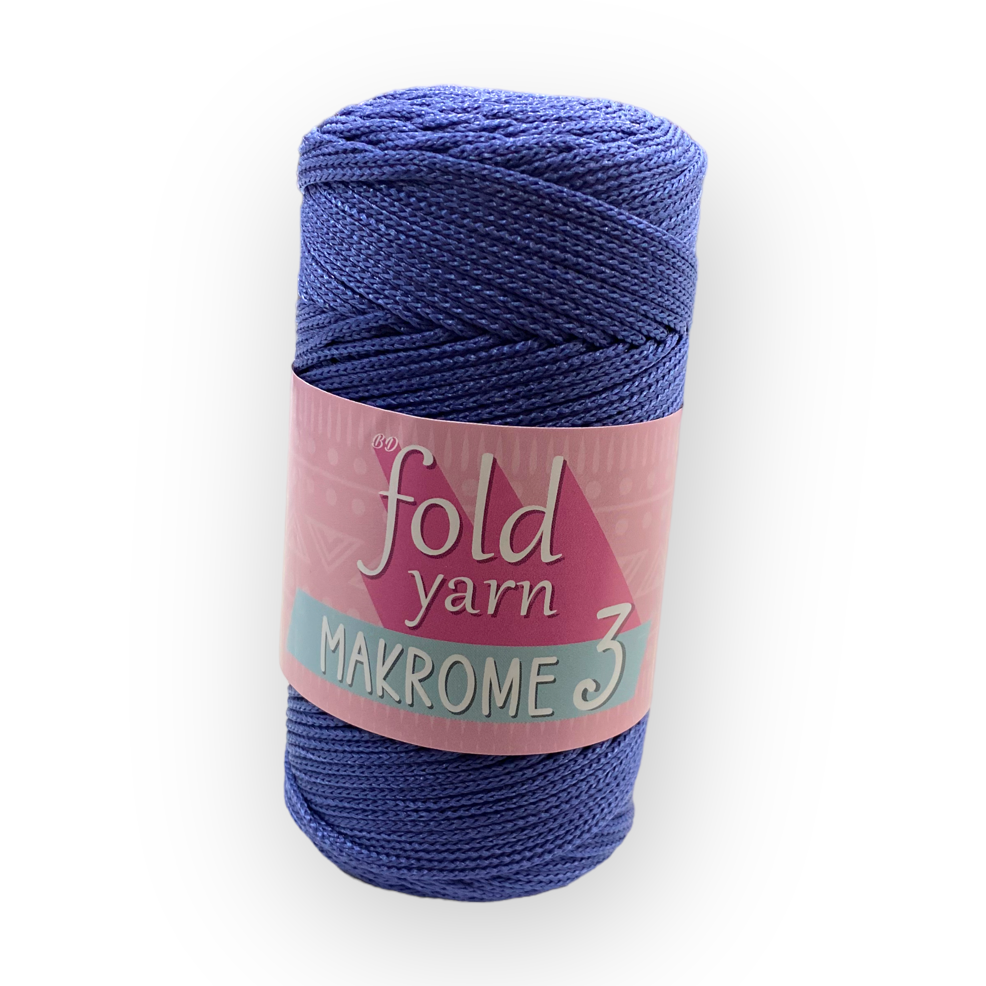Fold Yarn, Polyester Makrome No:3 Blue Jean