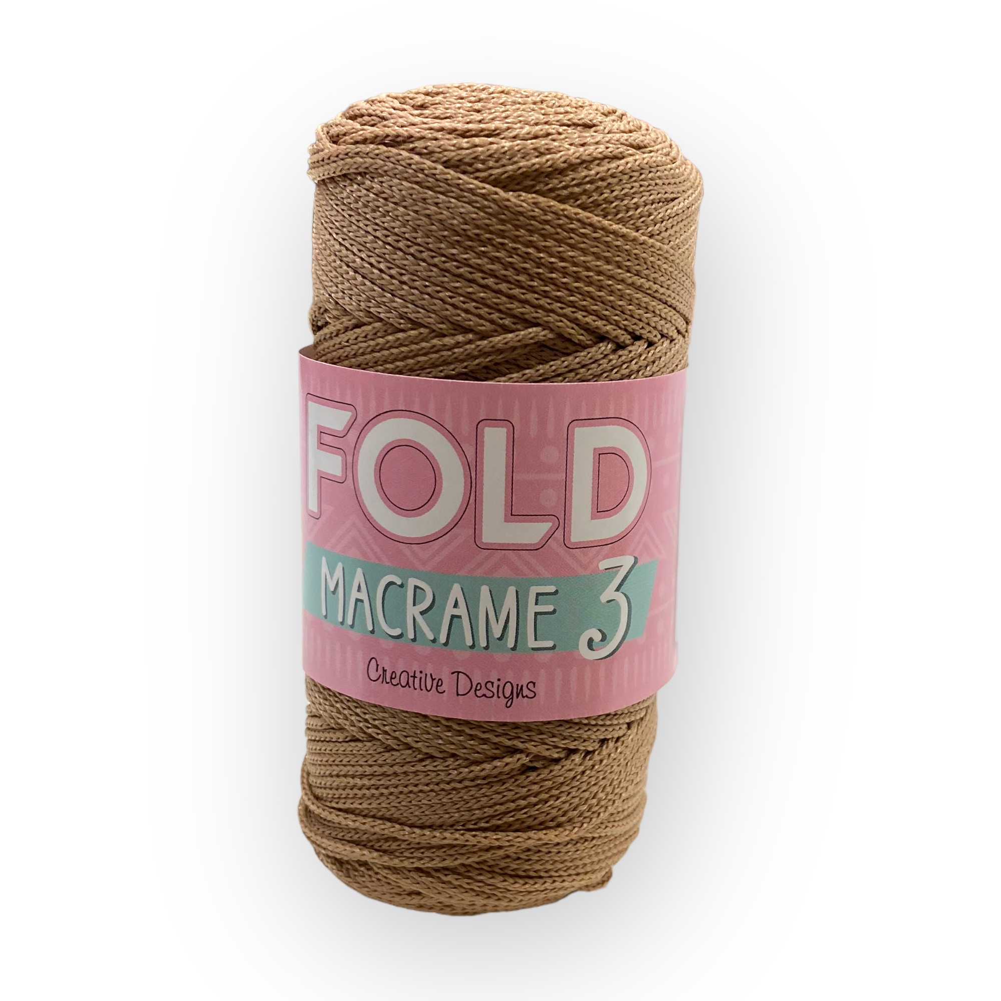 Fold Yarn, Polyester Makrome No:3 Coffe