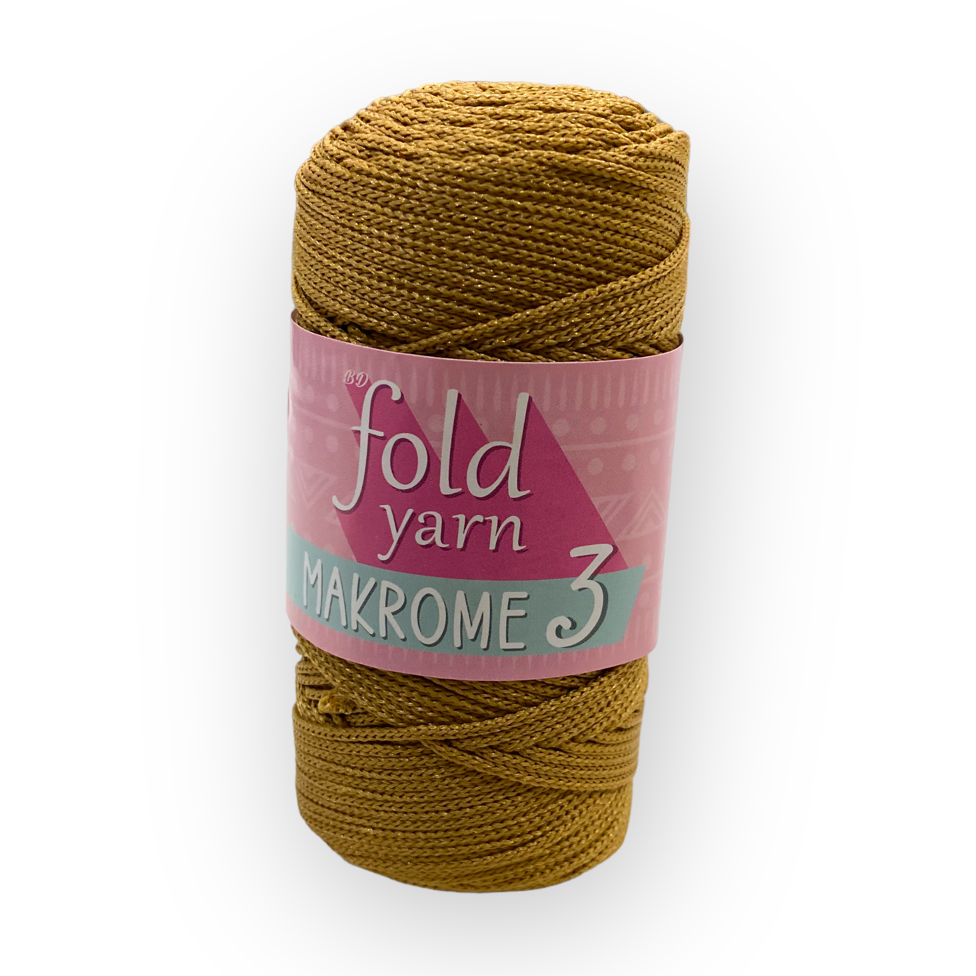 Fold Yarn, Polyester Makrome No:3 Hardal