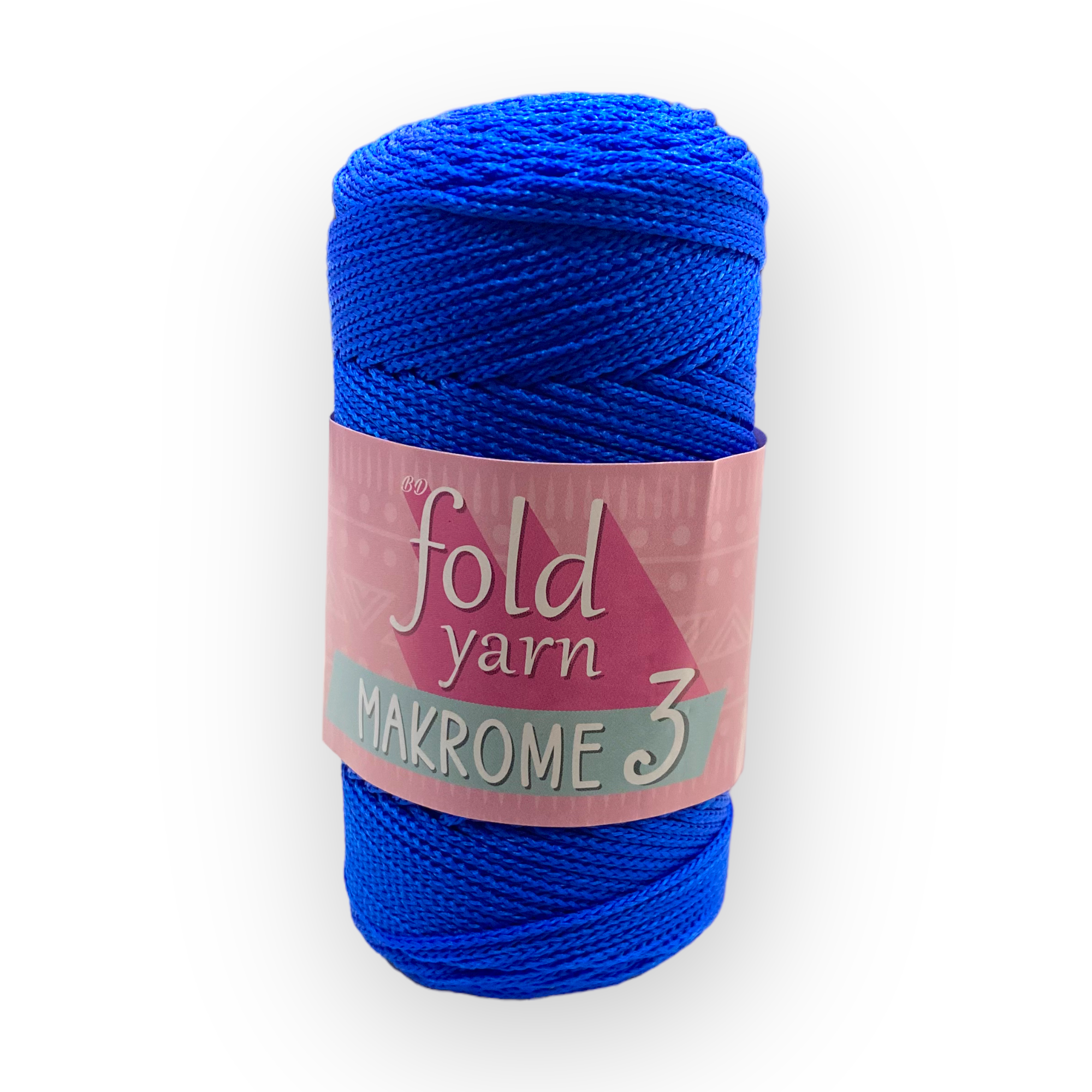 Fold Yarn, Polyester Makrome No:3 Saks Mavi