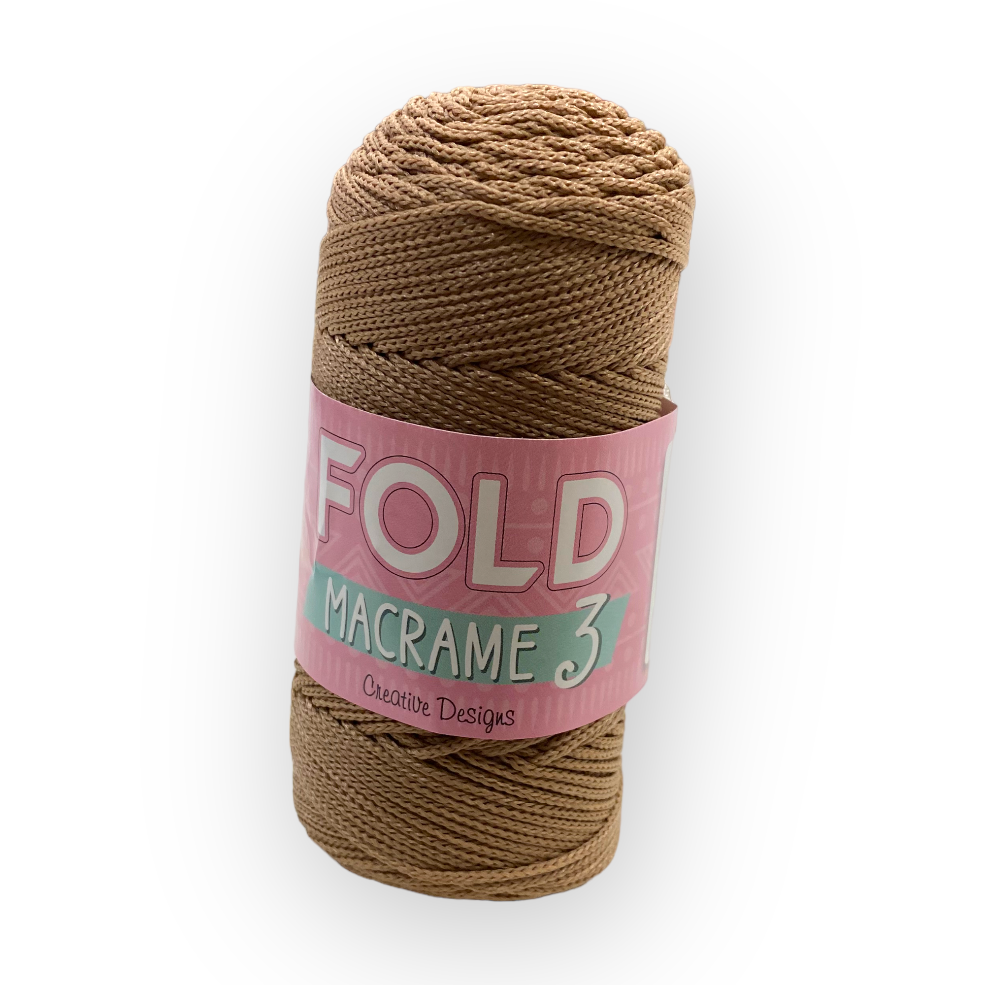 Fold Yarn, Polyester Makrome No:3 Sütlü Kahve