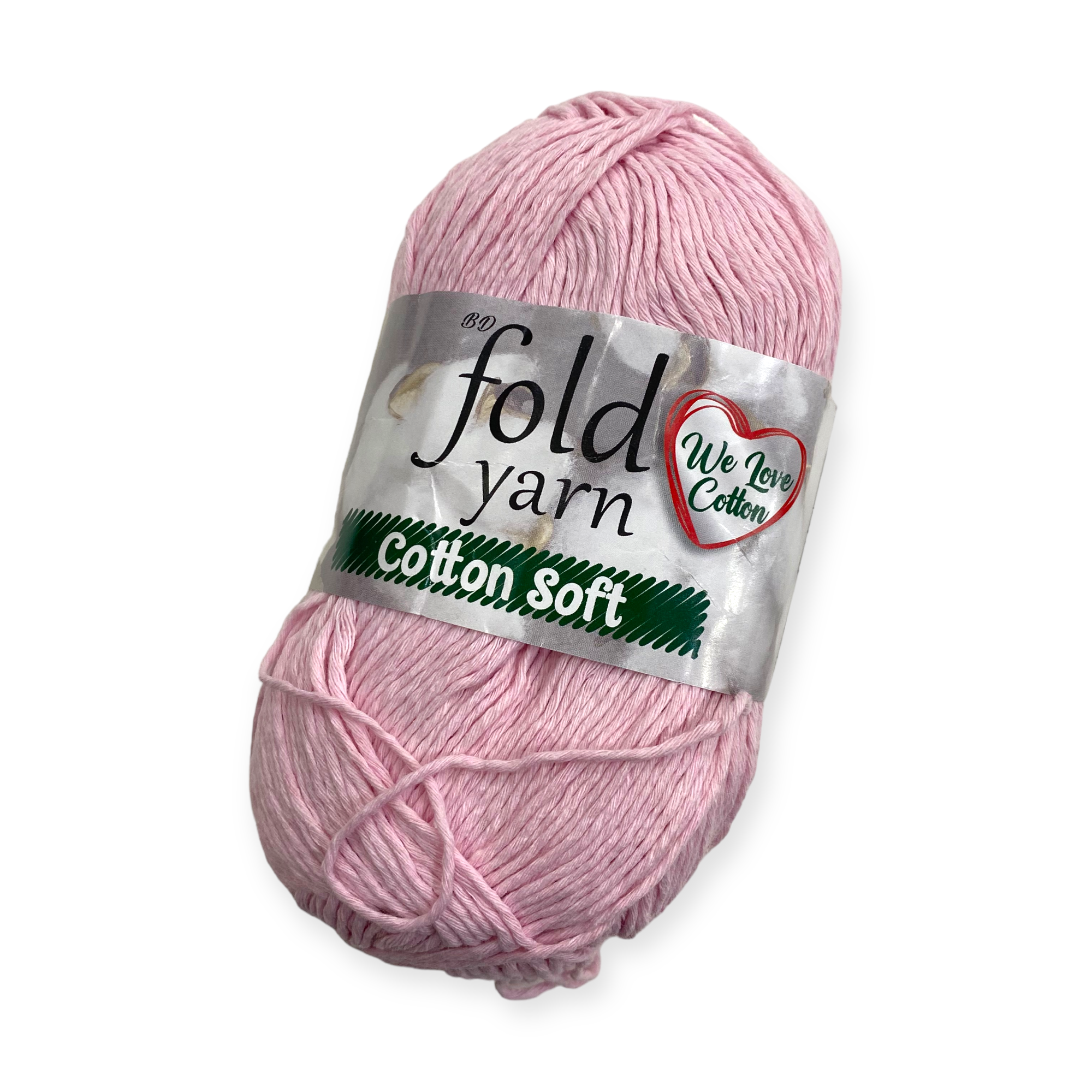 Fold Yarn Yetişkin, Bebe, Punch, Amigurumi İpi Pembe