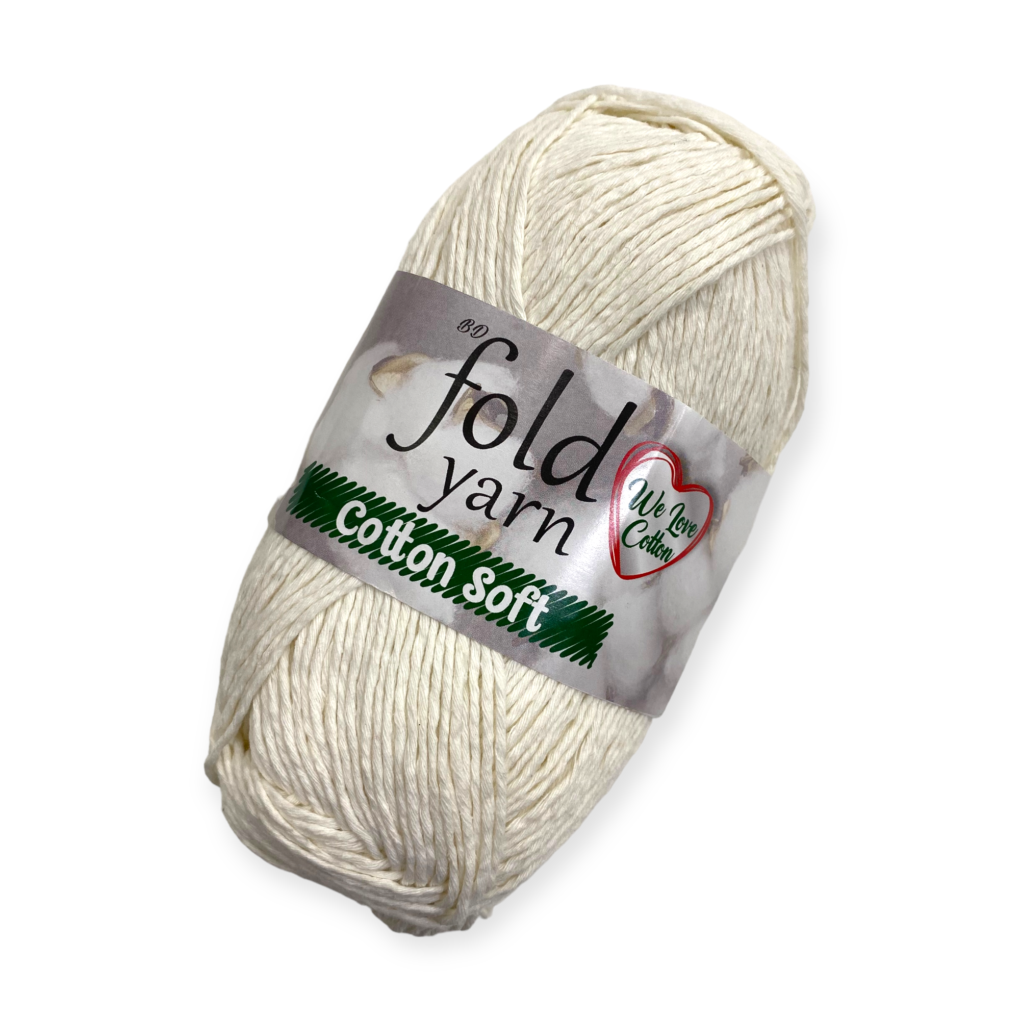 Fold Yarn Yetişkin, Bebe, Punch, Amigurumi İpi Beyaz
