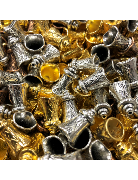 Geniş Ağız Metal Huni Kapama 6'lı Paket / 10 MM