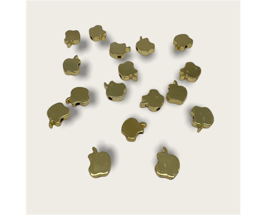 Gold Lak Kaplama Apple Model - 2 Adet 