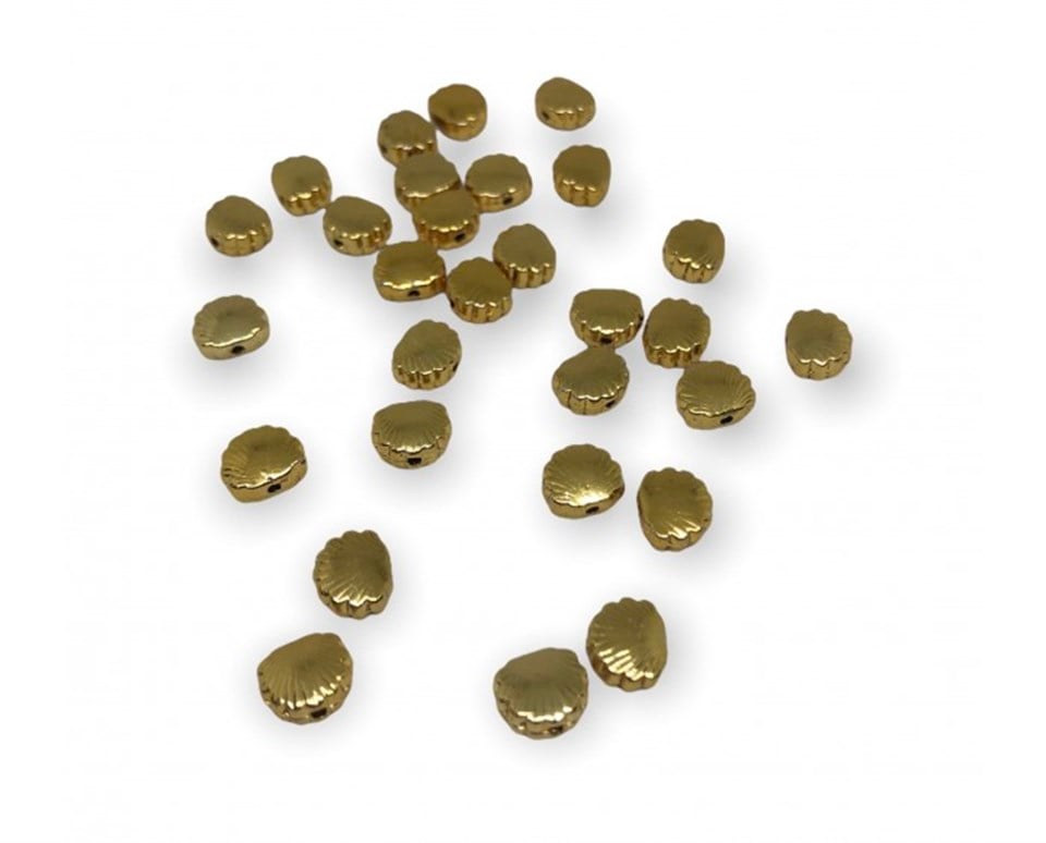 Gold Lak Kaplama istiridye Model - 2 Adet