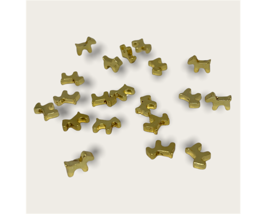 Gold Lak Kaplama Unicorn Model - 2 Adet