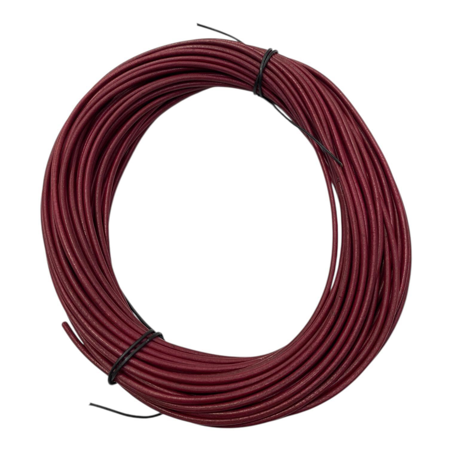 Hakiki (Gerçek) Deri 3 MM - Bordo